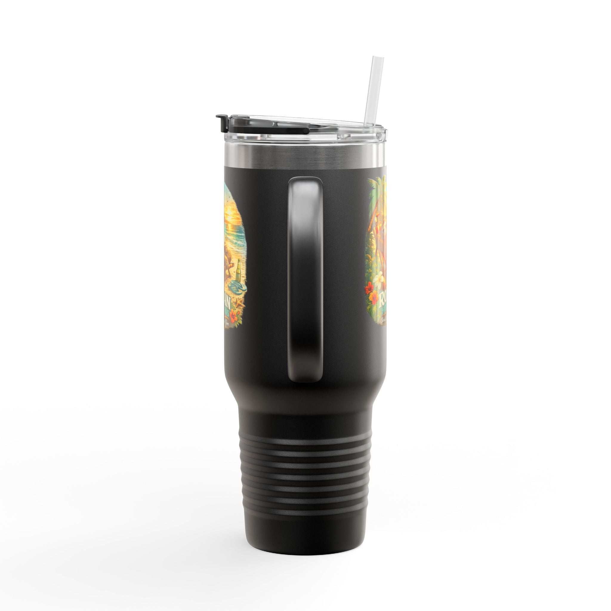 Roatan Honduras Tropical Sloth 40oz Insulated Travel Mug