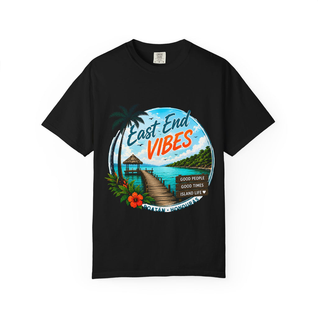 East End Vibes T-Shirt — Roatán Honduras Beach Graphic Tee
