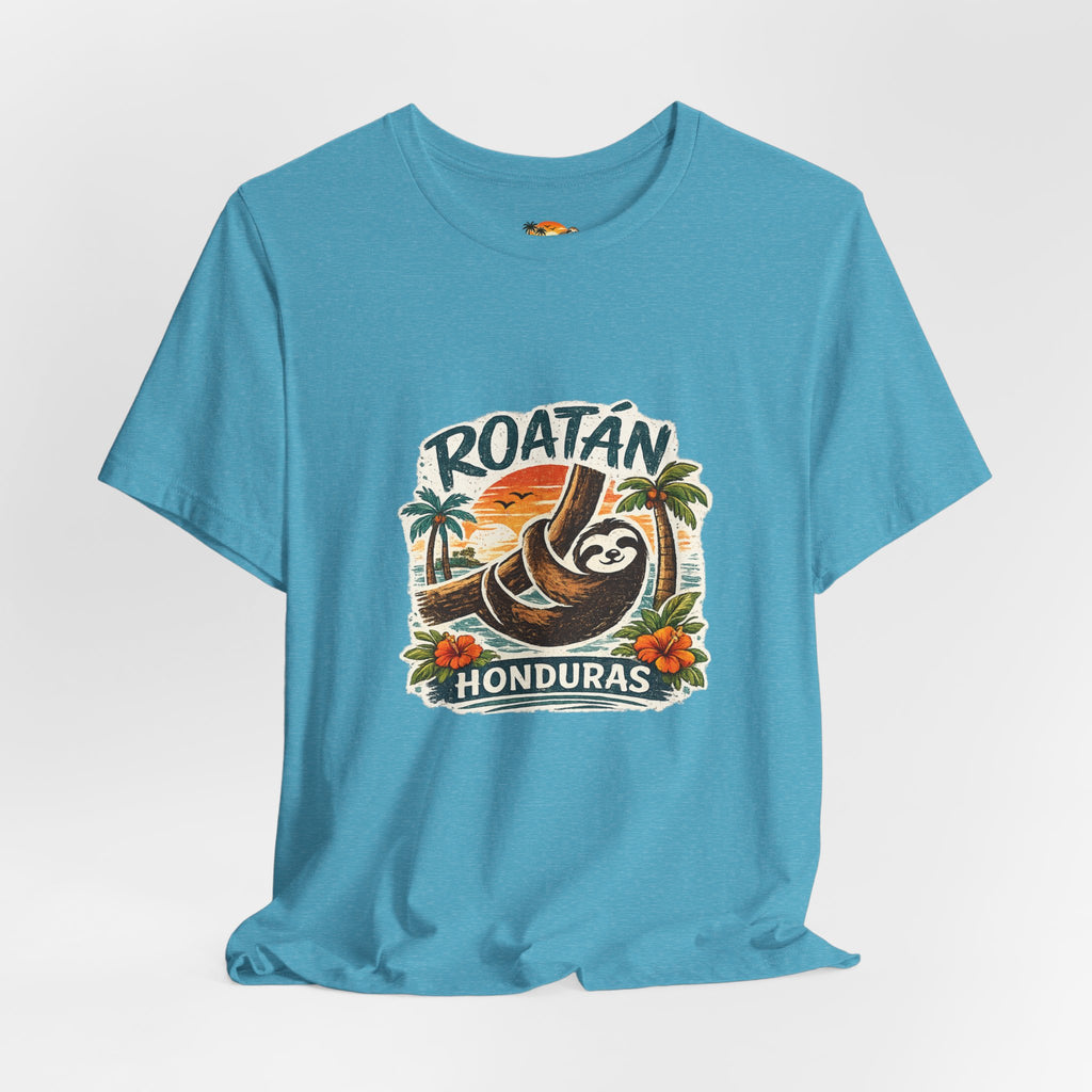 Roatán Honduras Sloth Tropical Tee