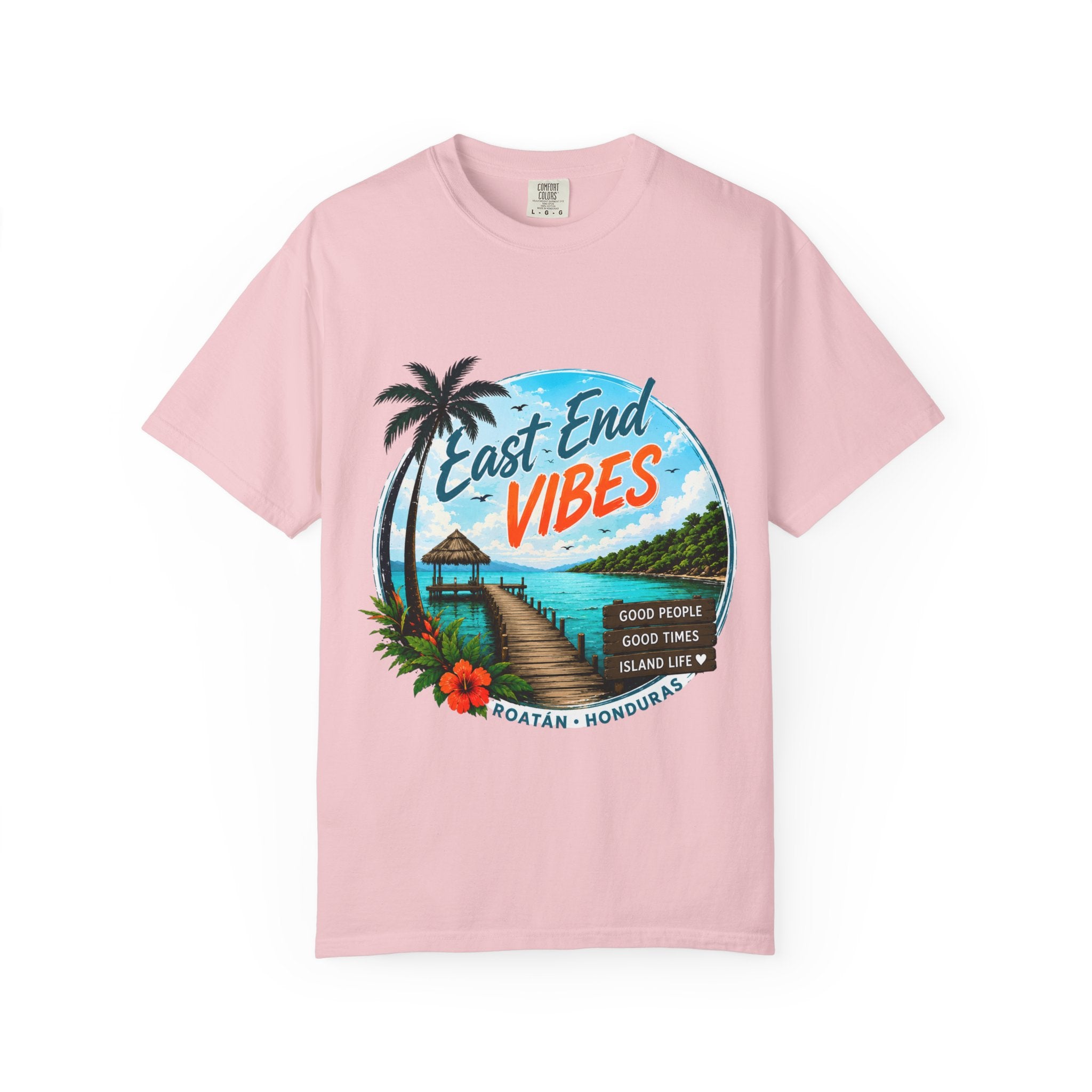 East End Vibes T-Shirt — Roatán Honduras Beach Graphic Tee