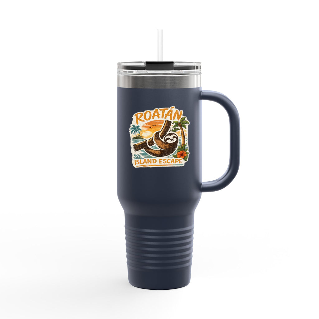 Roatán Island Escape 40oz Insulated Travel Mug