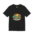 Roatán Wear Tropical Sunset Tee — Island Vibes Sloth Graphic Shirt
