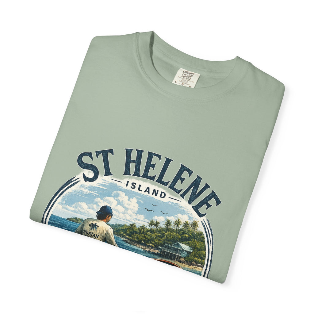 St. Helene Island Roatán Vintage Fishing T-Shirt