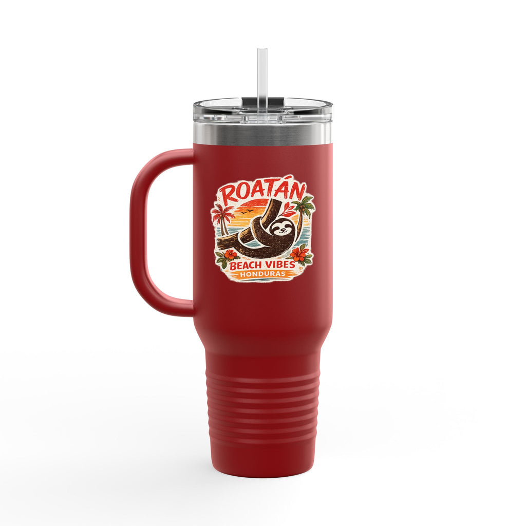 Roatán Beach Vibes 40oz Insulated Travel Mug