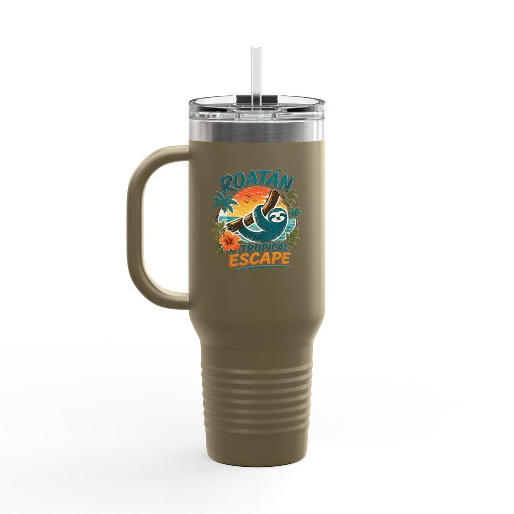 Roatán Tropical Escape 40oz Insulated Travel Mug