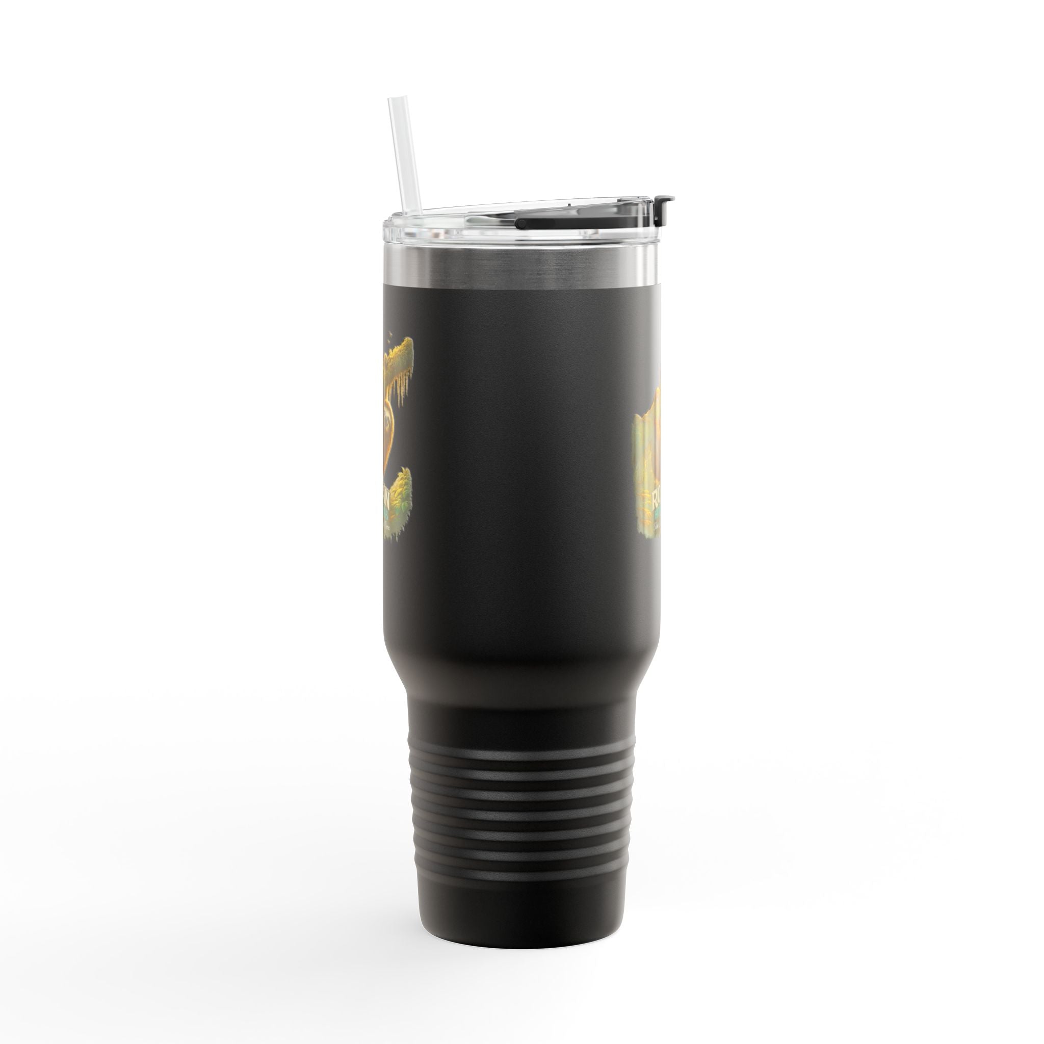 Roatán Sloth 40oz Insulated Travel Mug — Tropical Wildlife Coffee Tumbler