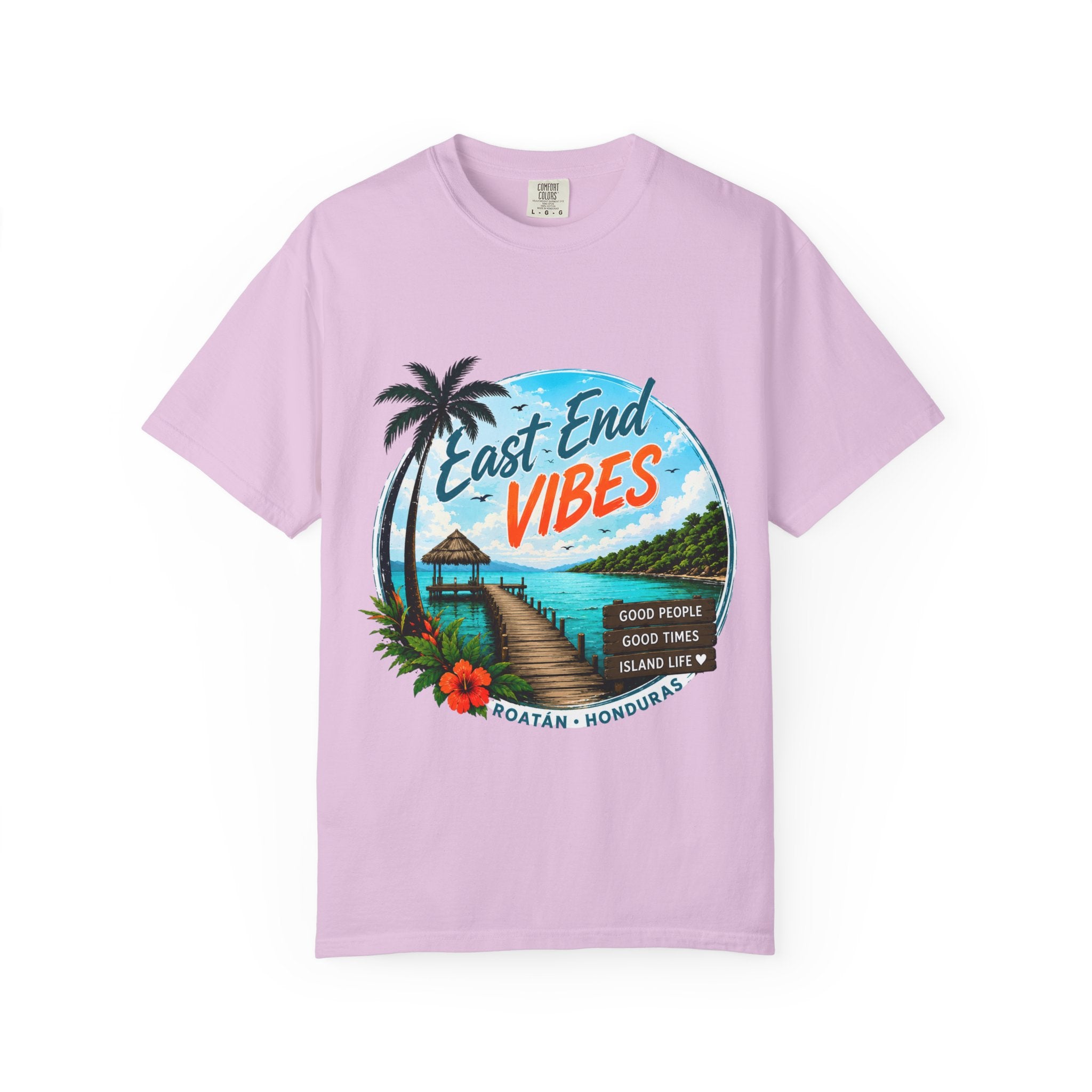East End Vibes T-Shirt — Roatán Honduras Beach Graphic Tee