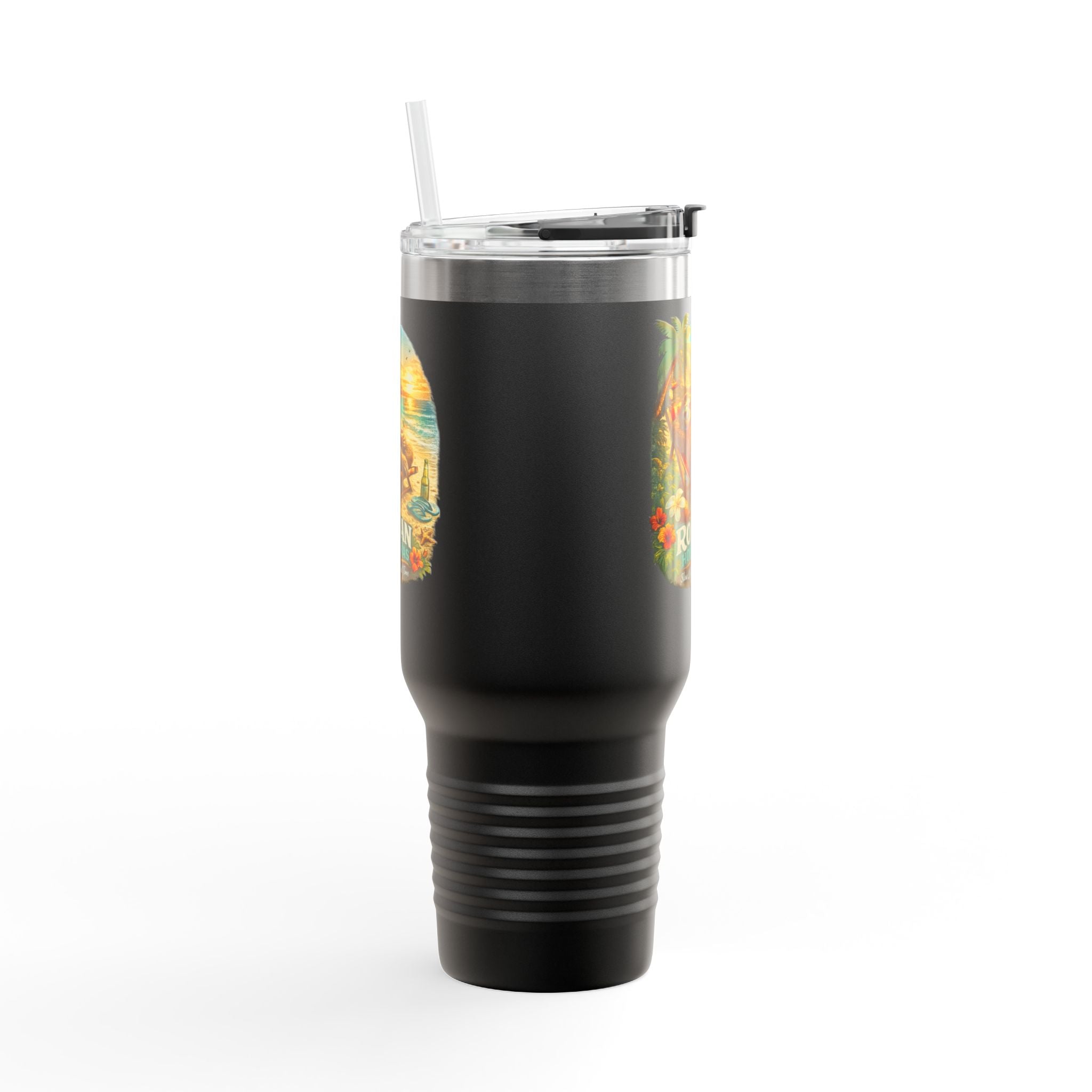 Roatan Honduras Tropical Sloth 40oz Insulated Travel Mug