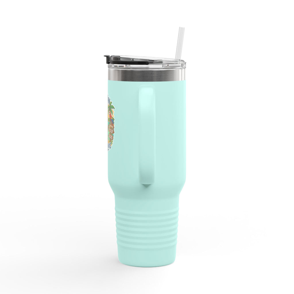 Roatán Honduras Travel Mug — 40oz Insulated Beach Vacation Tumbler