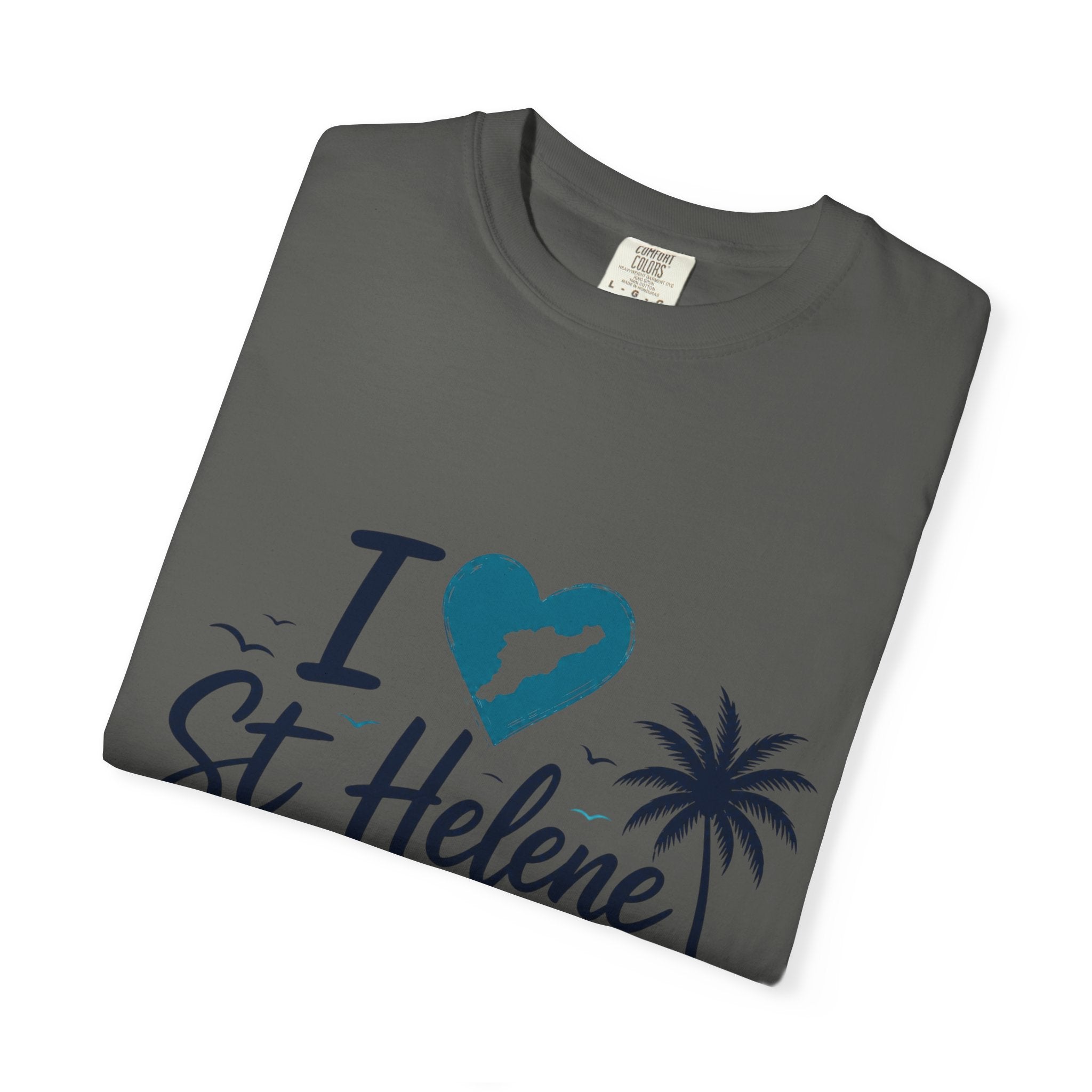 I  St Helene Island T-Shirt — Tropical Palm Beach Vacation Tee