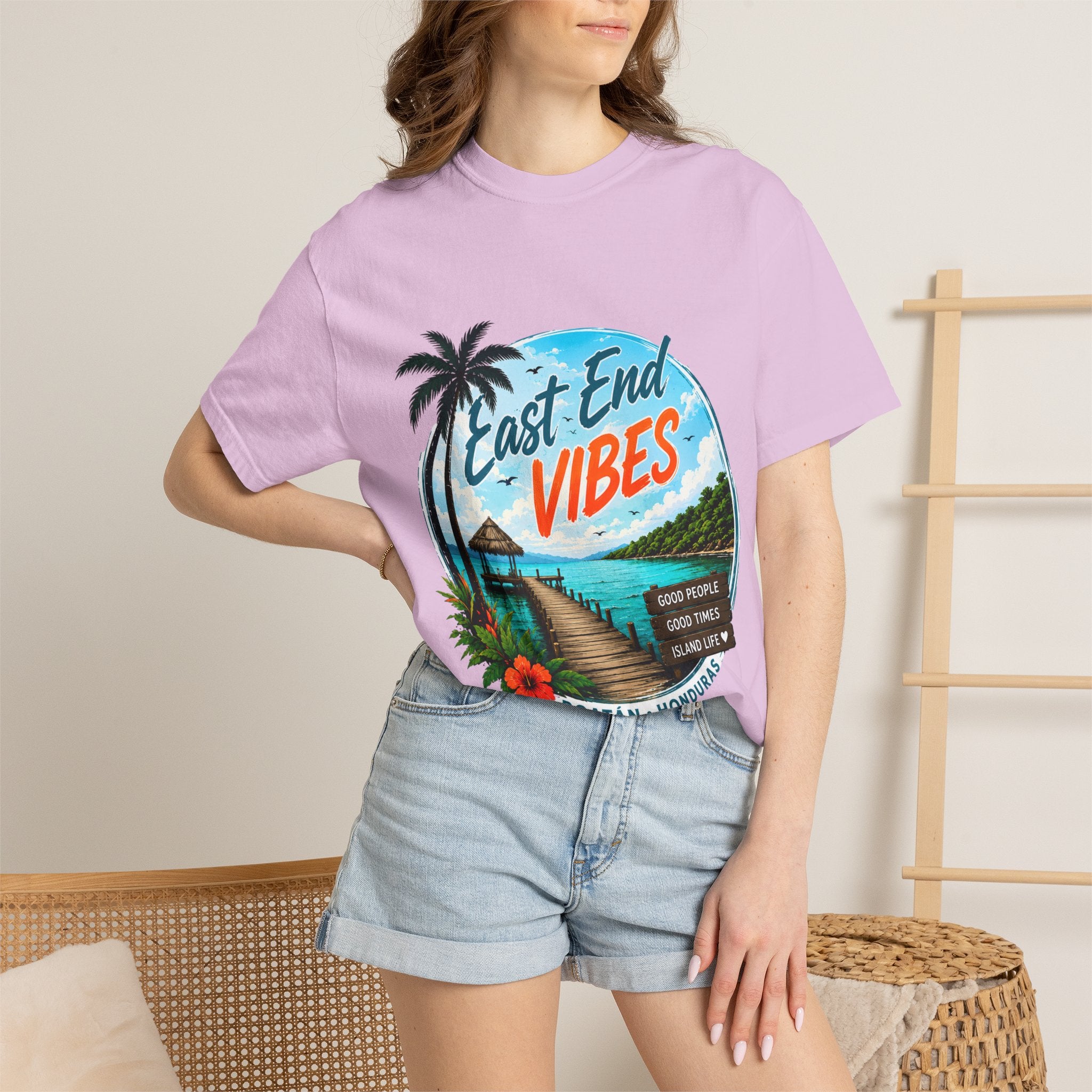 East End Vibes T-Shirt — Roatán Honduras Beach Graphic Tee