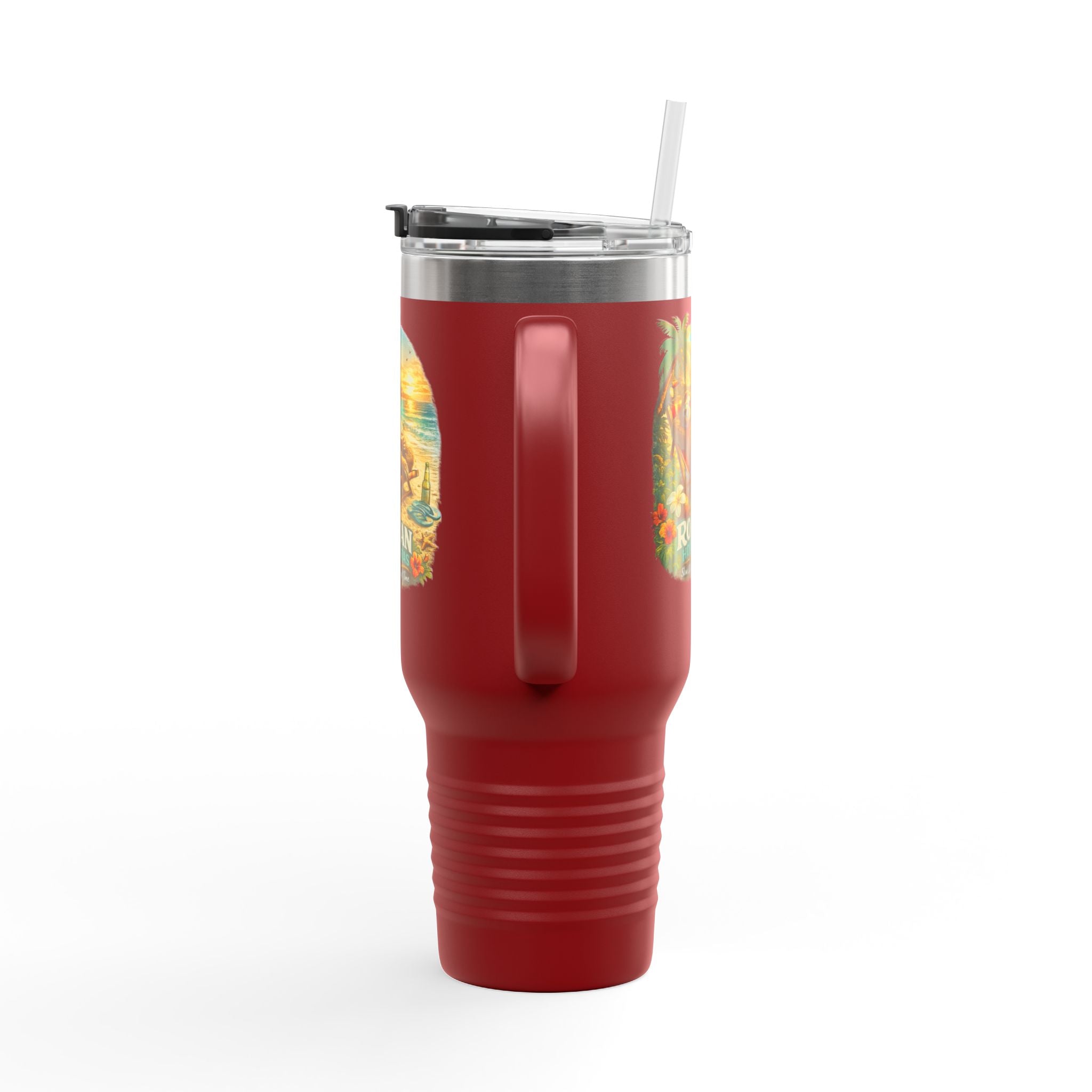 Roatan Honduras Tropical Sloth 40oz Insulated Travel Mug