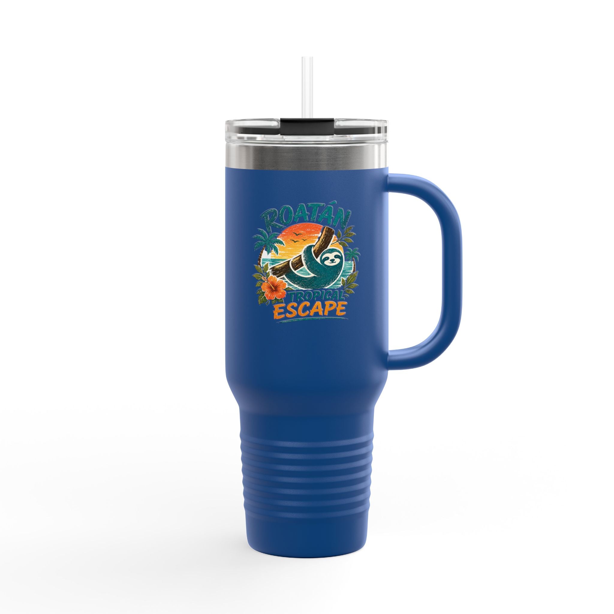 Roatán Tropical Escape 40oz Insulated Travel Mug