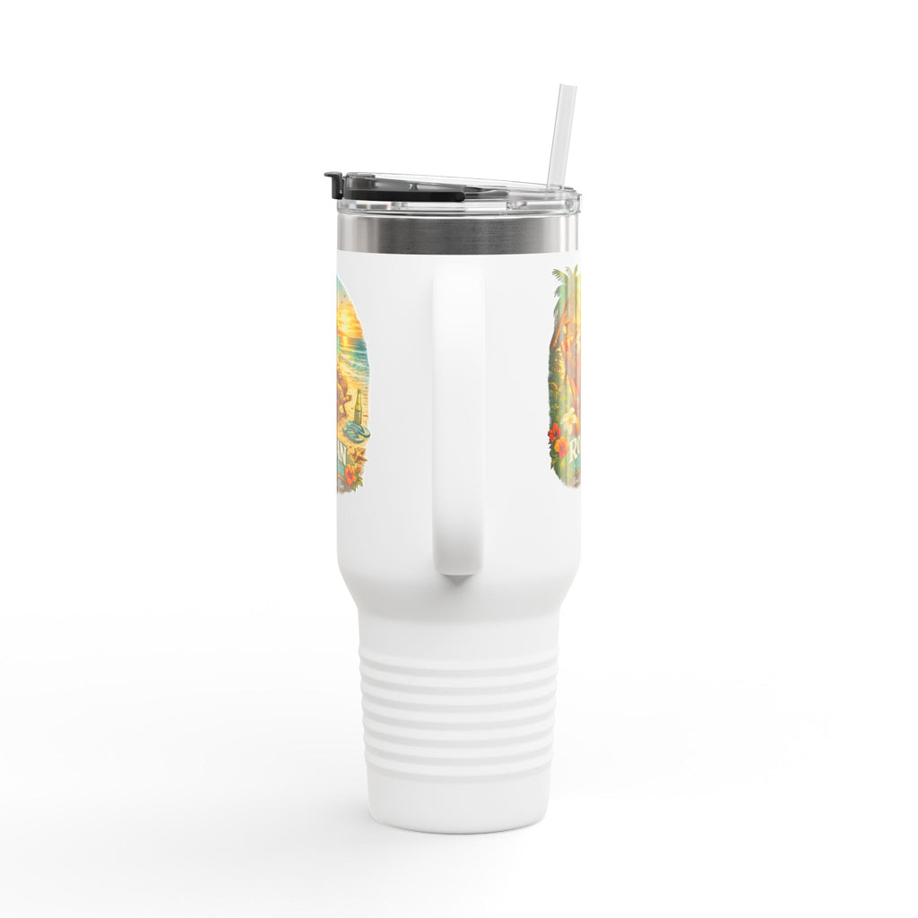 Roatan Honduras Tropical Sloth 40oz Insulated Travel Mug