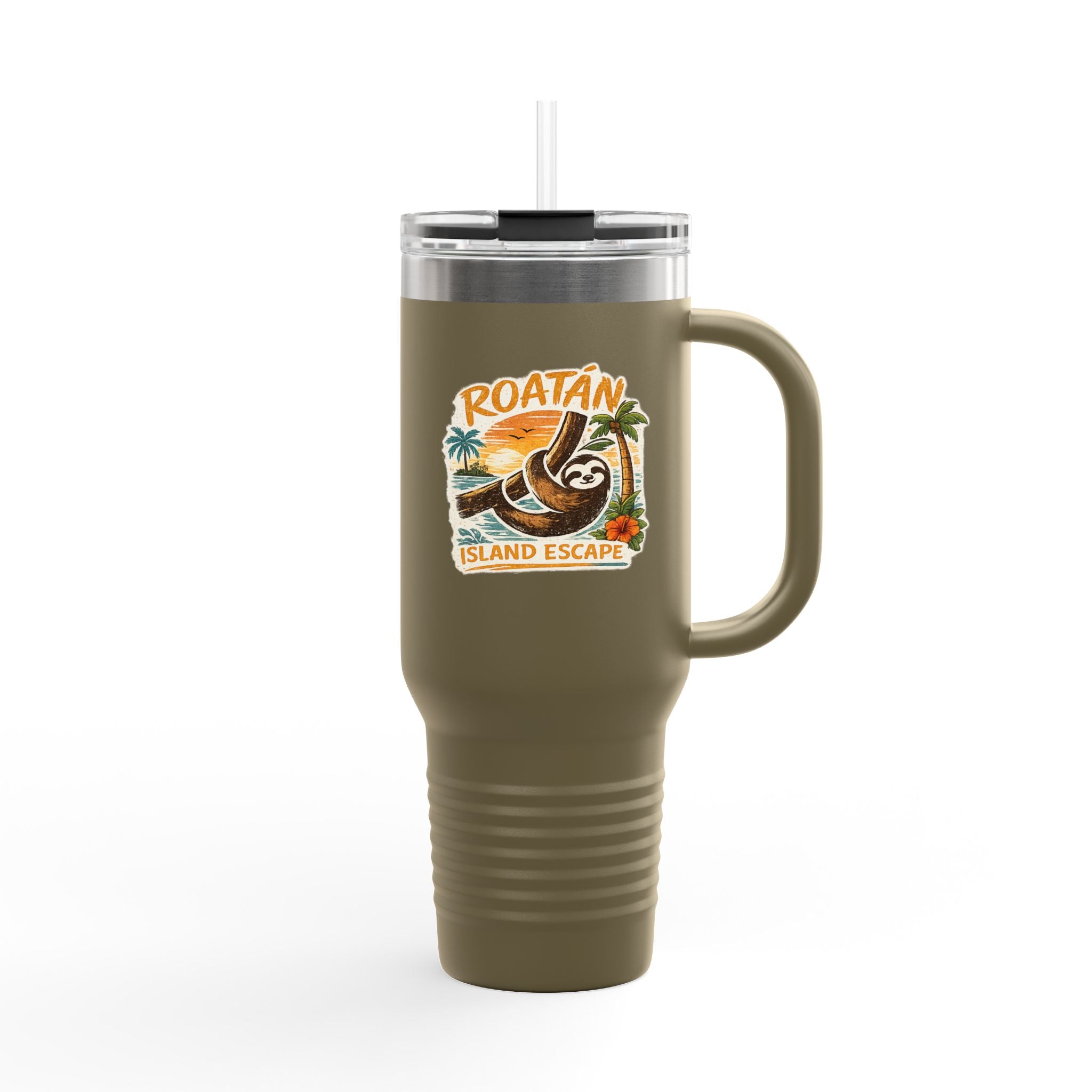 Roatán Island Escape 40oz Insulated Travel Mug
