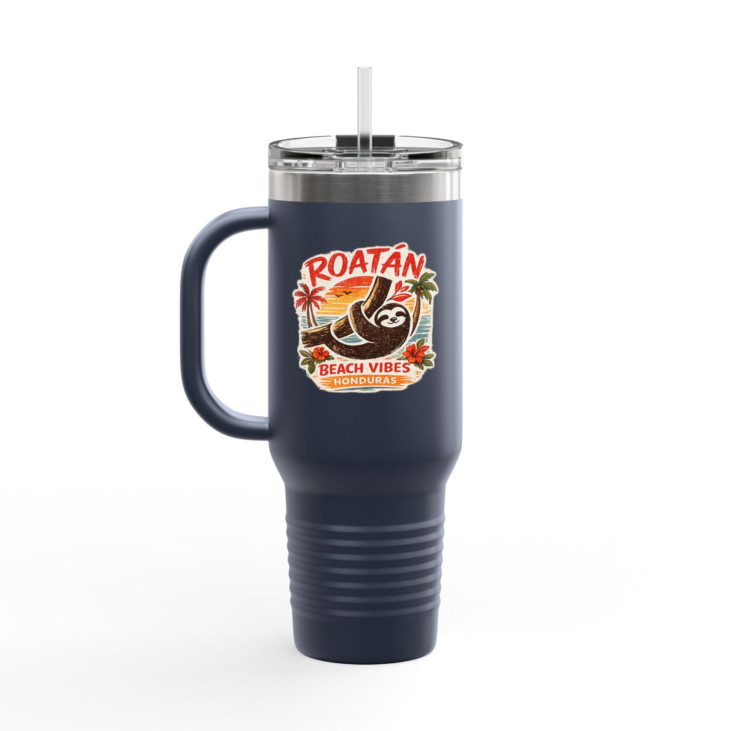 Roatán Beach Vibes 40oz Insulated Travel Mug