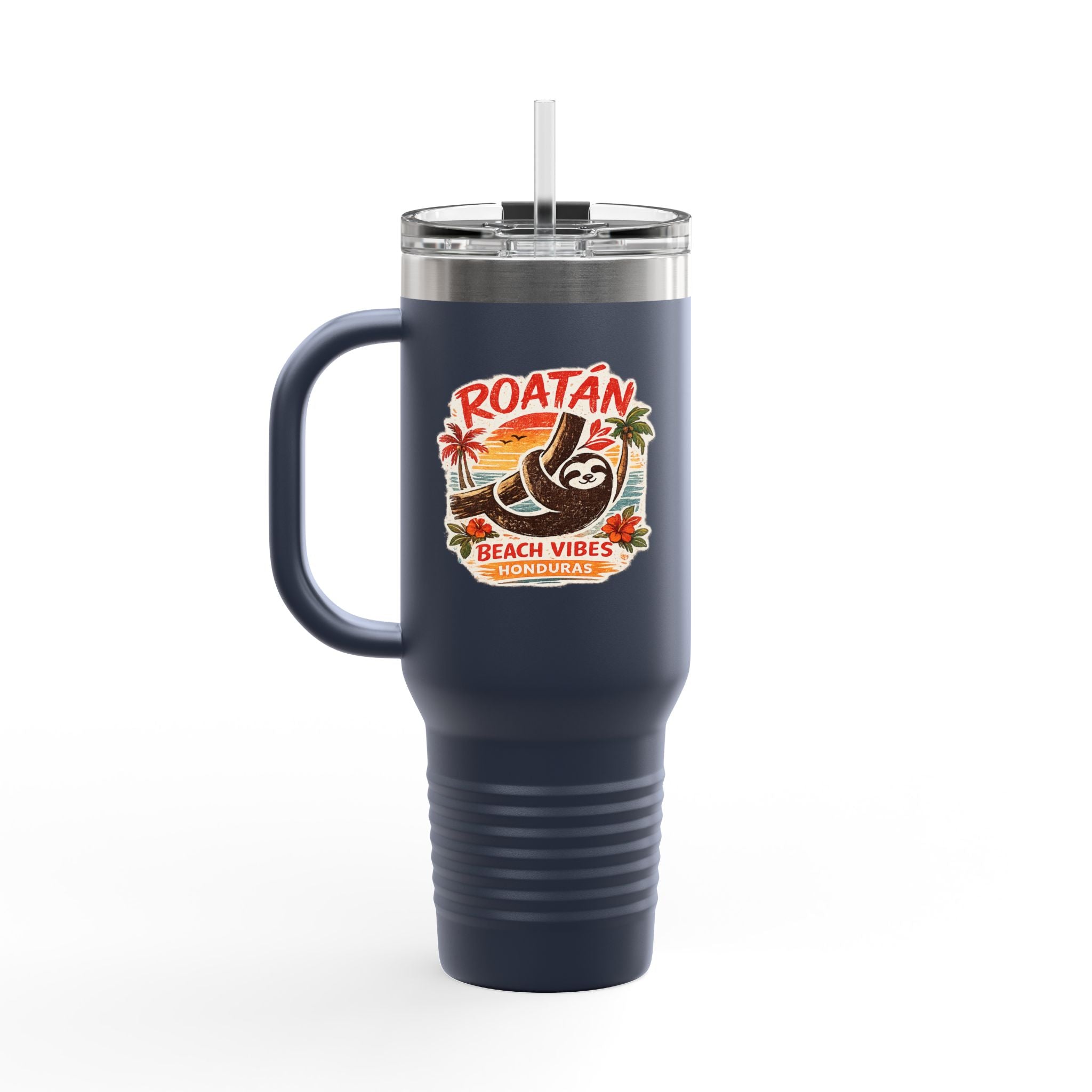 Roatán Beach Vibes 40oz Insulated Travel Mug