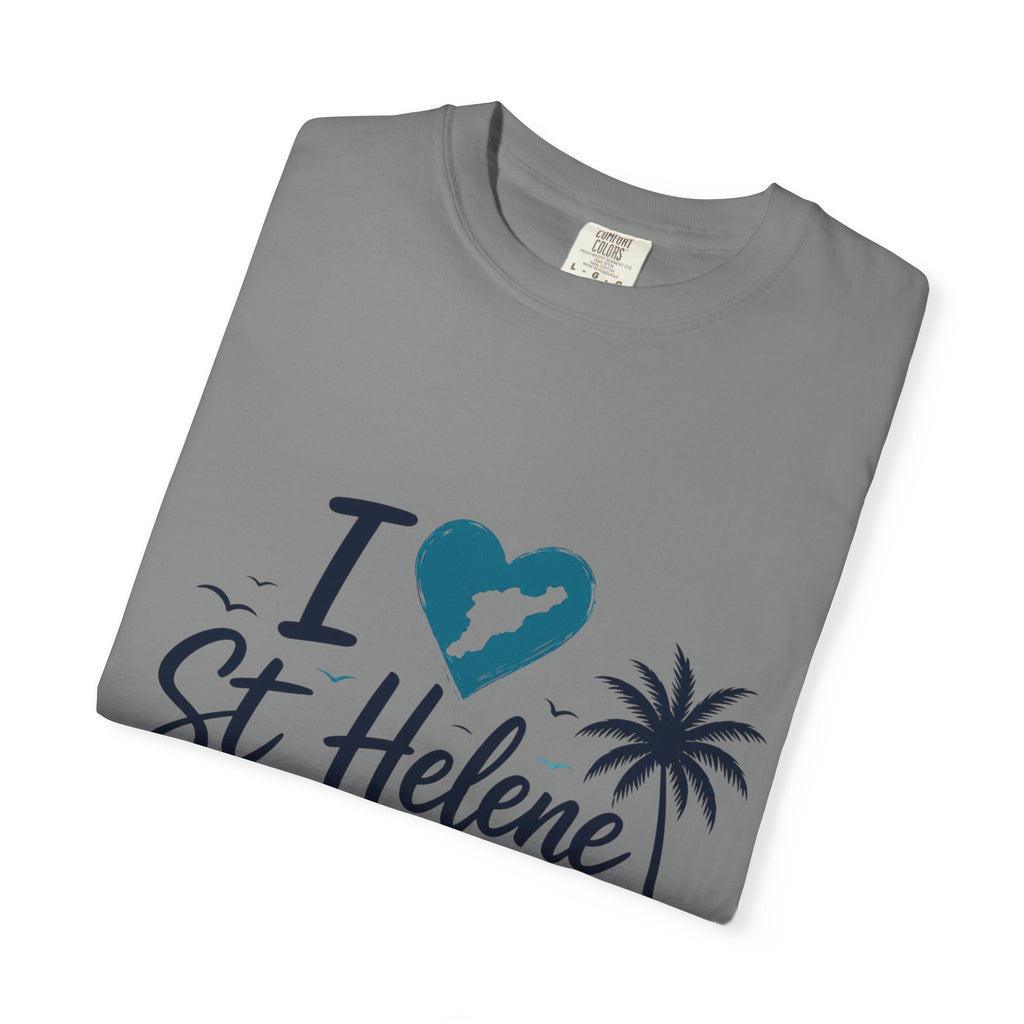 I  St Helene Island T-Shirt — Tropical Palm Beach Vacation Tee