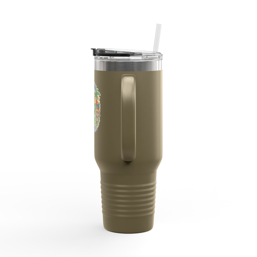 Roatán Honduras Travel Mug — 40oz Insulated Beach Vacation Tumbler