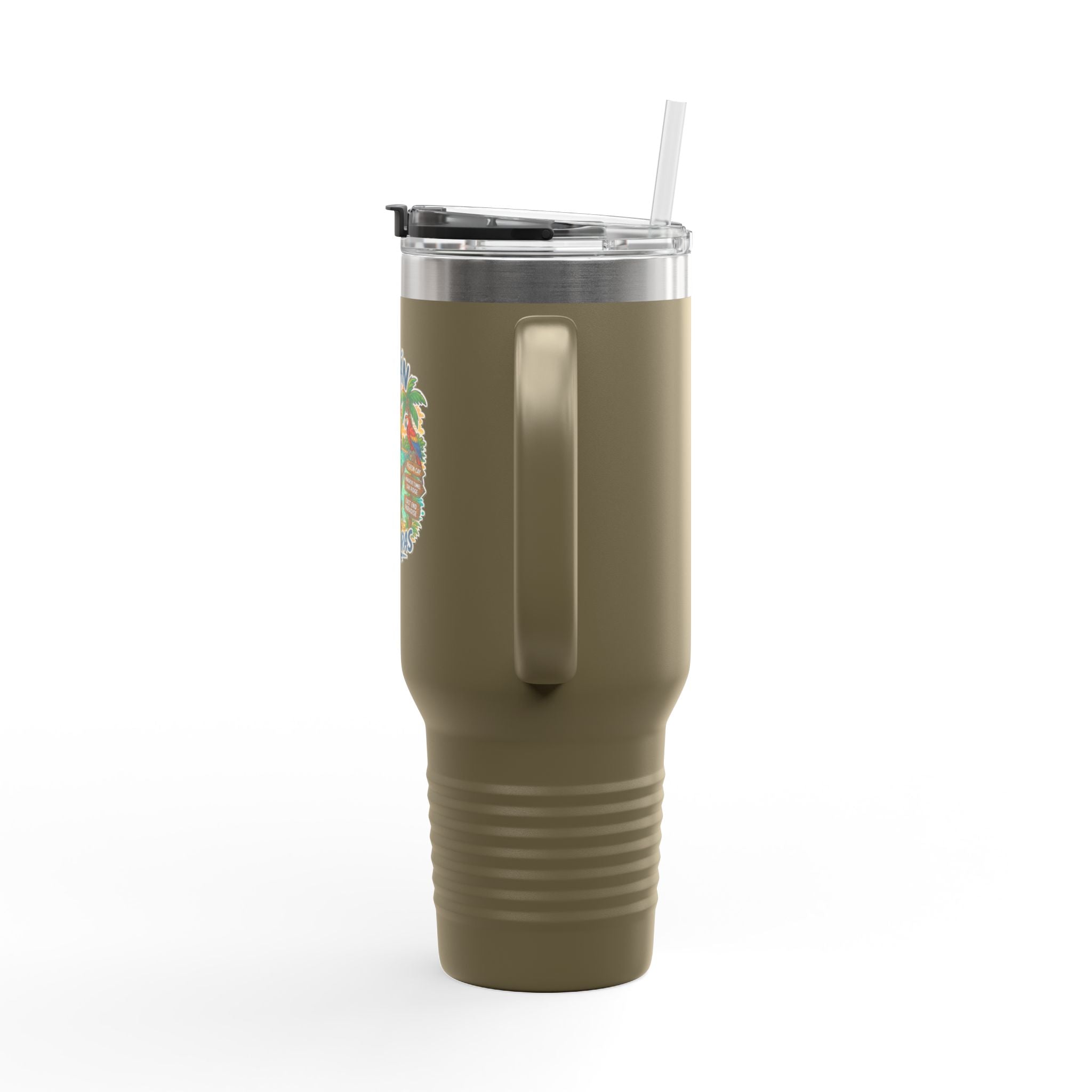 Roatán Honduras Travel Mug — 40oz Insulated Beach Vacation Tumbler