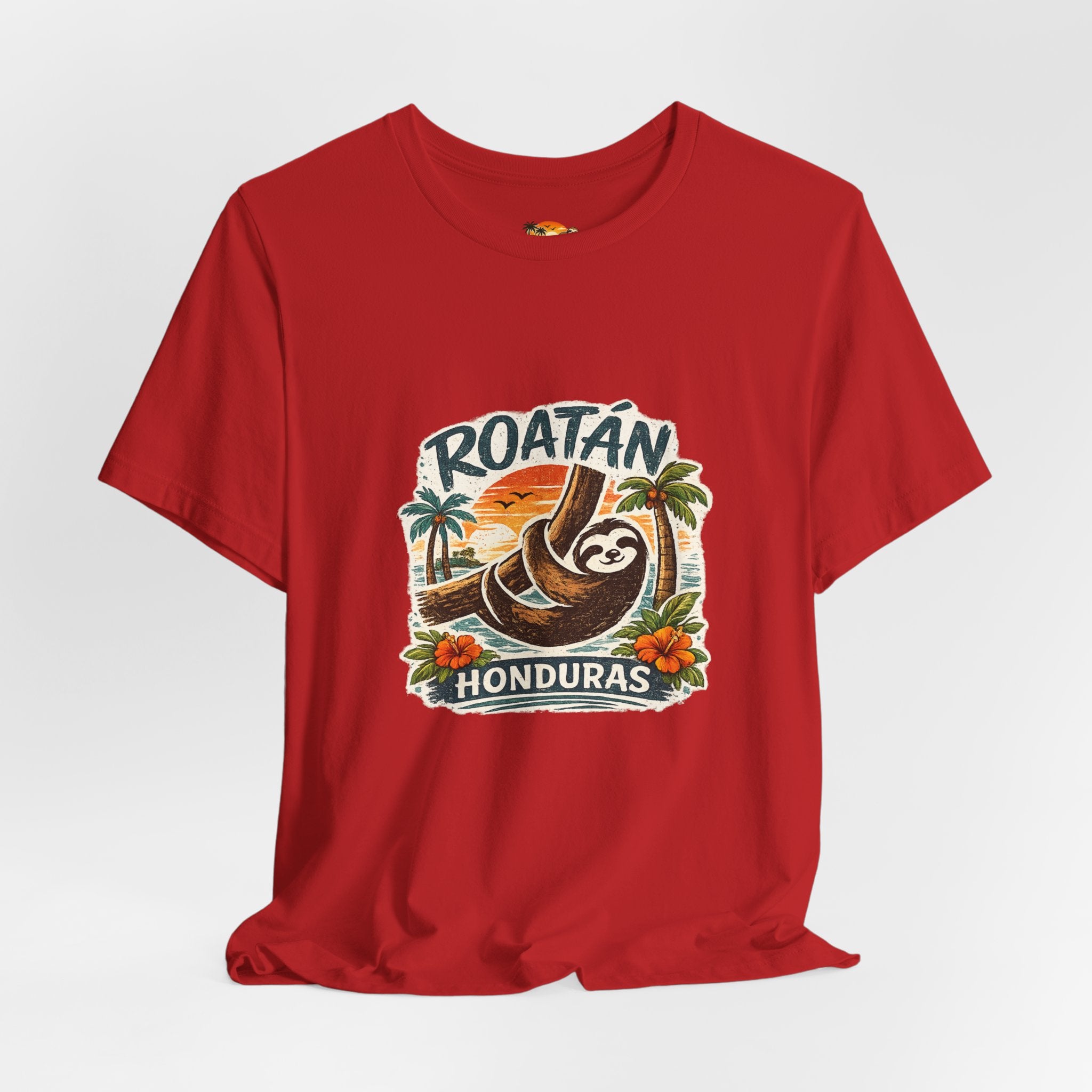 Roatán Honduras Sloth Tropical Tee