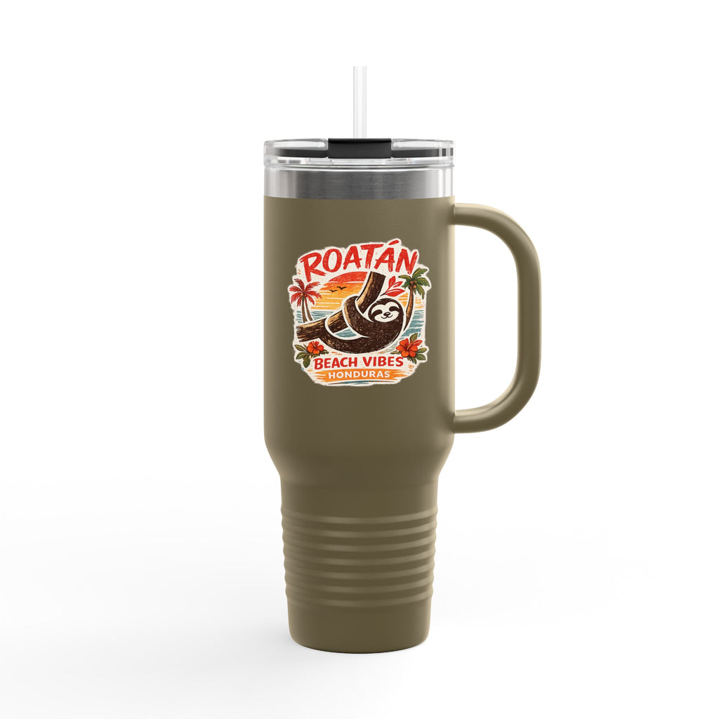 Roatán Beach Vibes 40oz Insulated Travel Mug