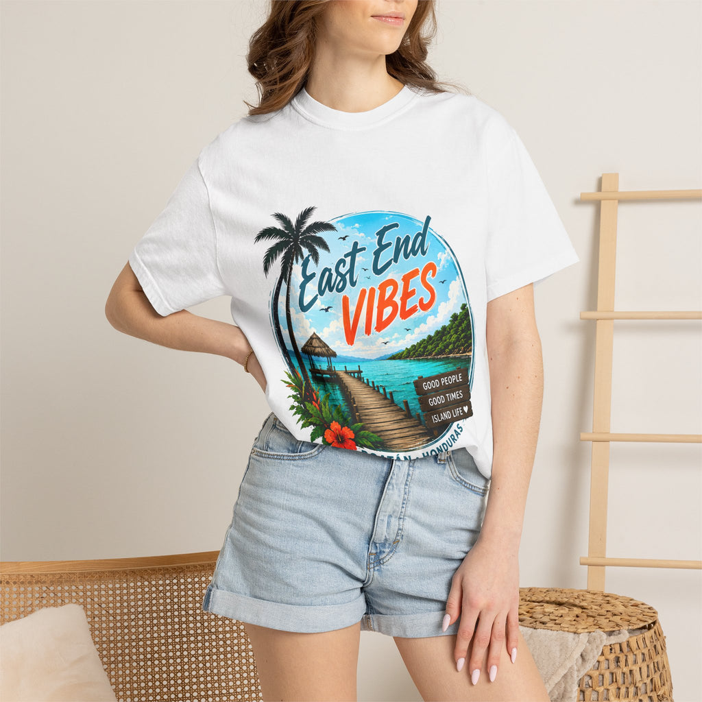 East End Vibes T-Shirt — Roatán Honduras Beach Graphic Tee
