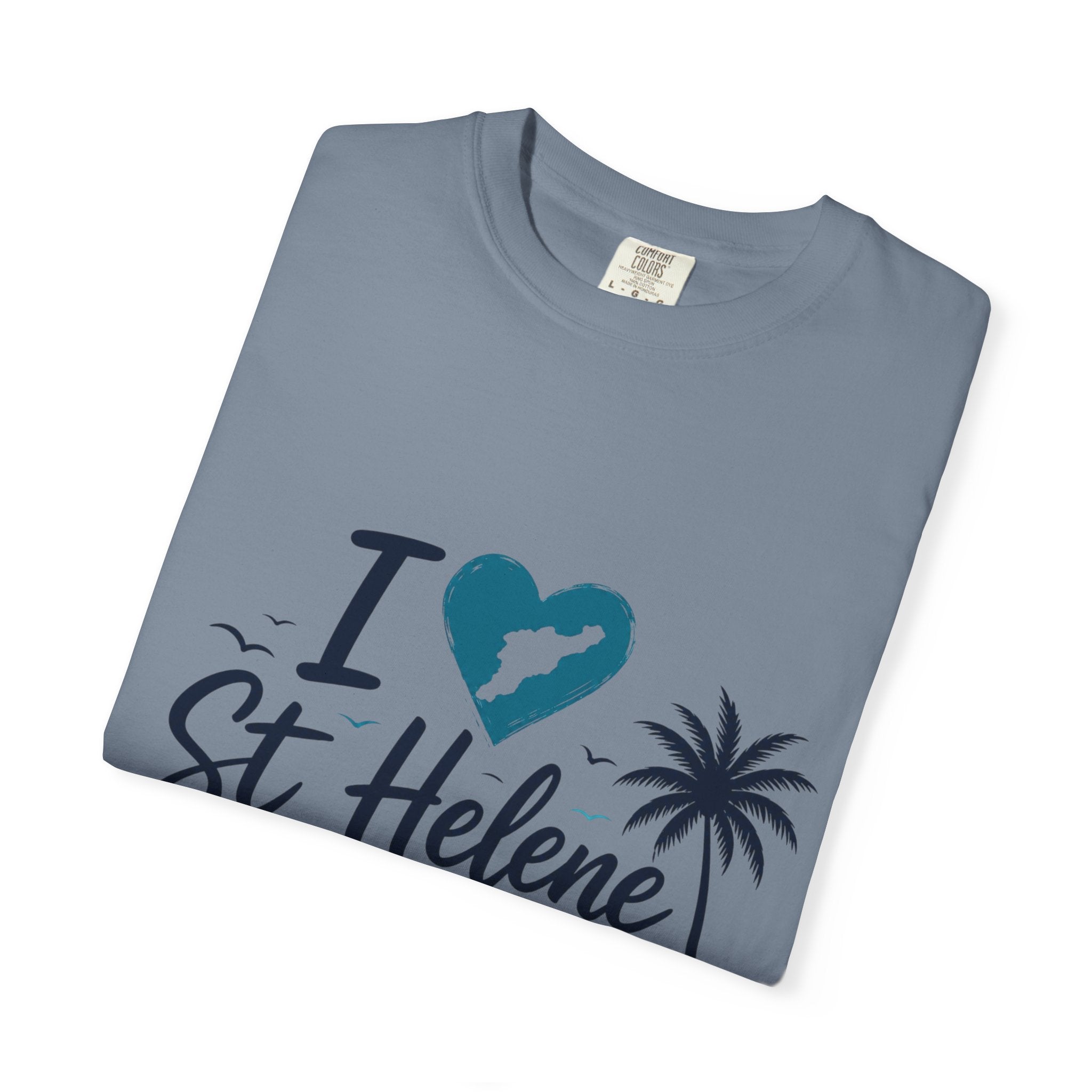 I  St Helene Island T-Shirt — Tropical Palm Beach Vacation Tee