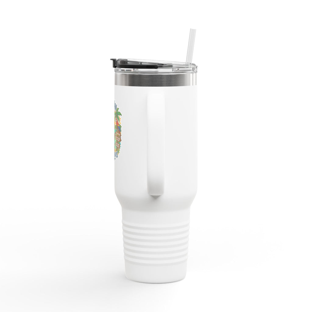 Roatán Honduras Travel Mug — 40oz Insulated Beach Vacation Tumbler