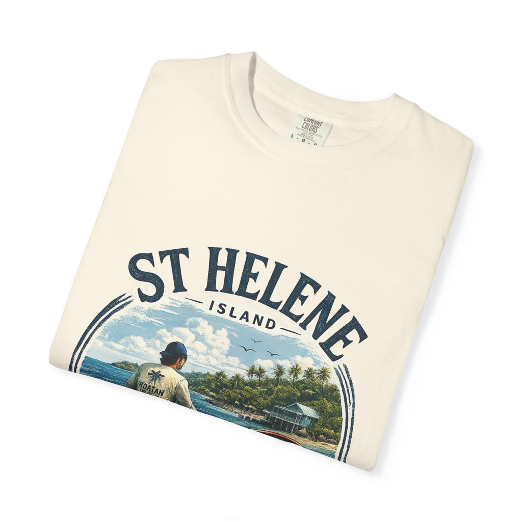 St. Helene Island Roatán Vintage Fishing T-Shirt