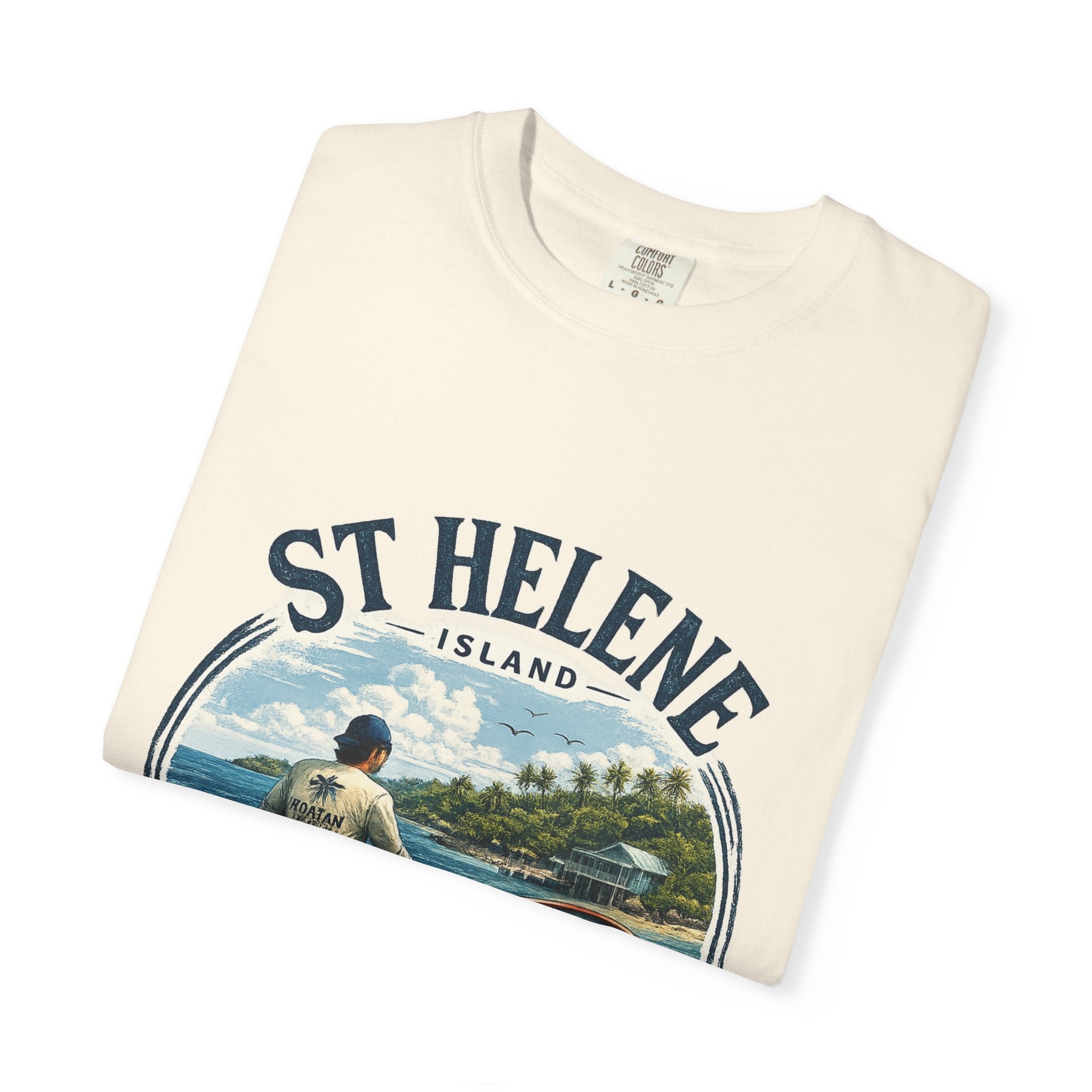 St. Helene Island Roatán Vintage Fishing T-Shirt