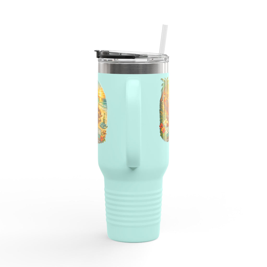 Roatan Honduras Tropical Sloth 40oz Insulated Travel Mug