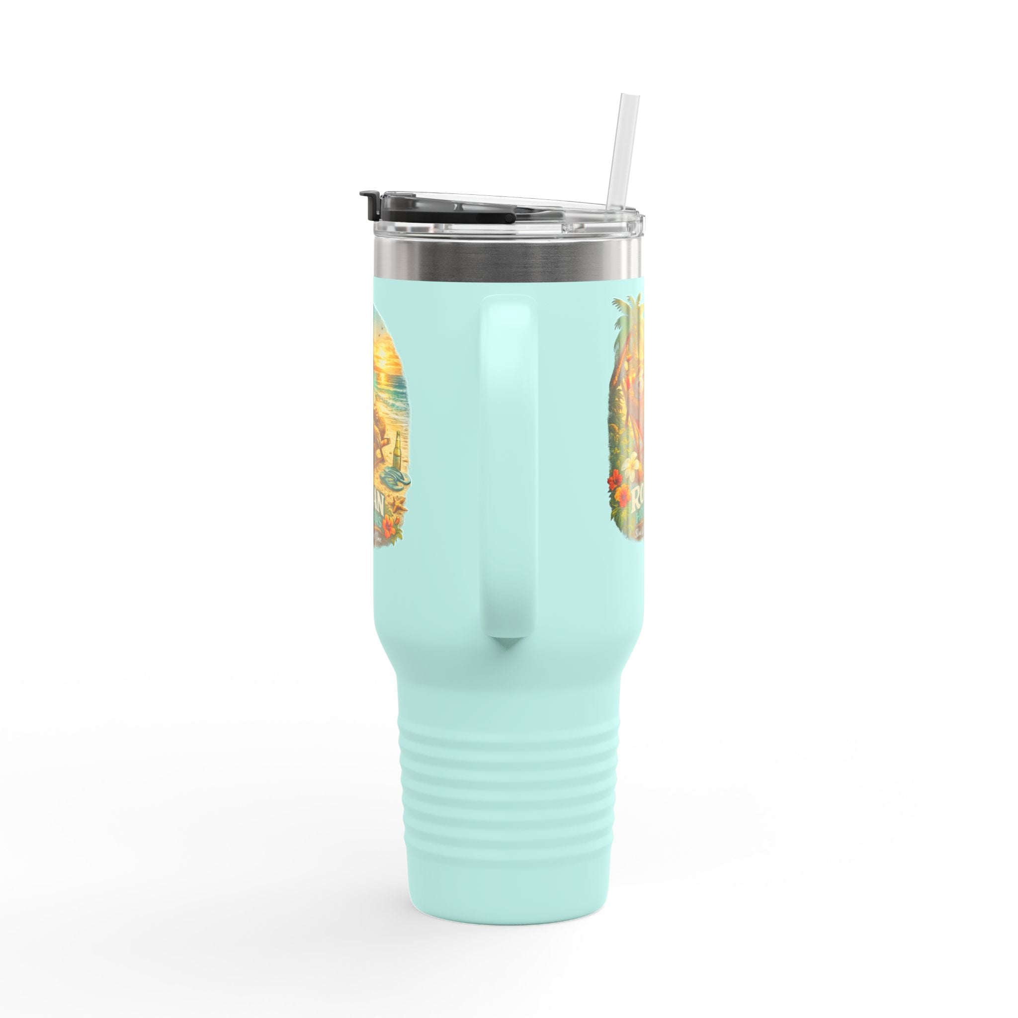 Roatan Honduras Tropical Sloth 40oz Insulated Travel Mug