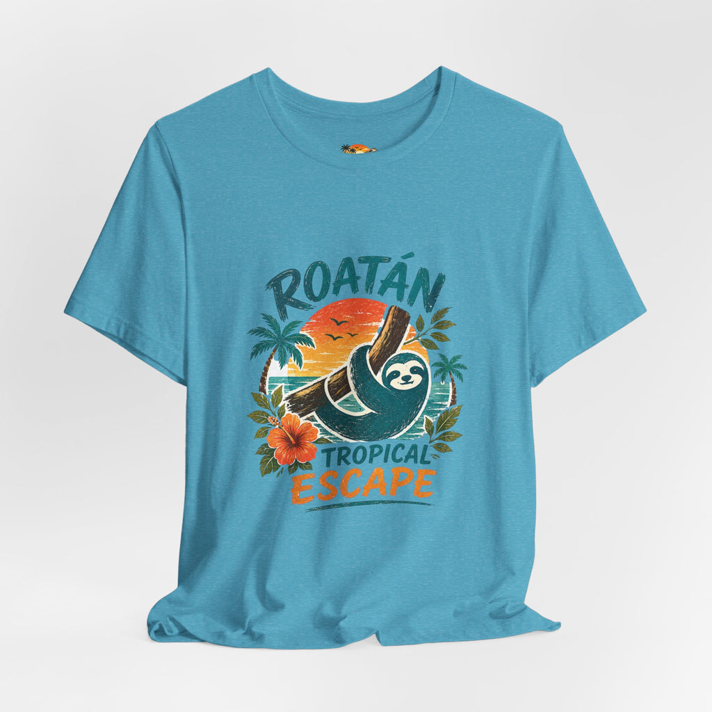 Roatán Tropical Escape T-Shirt — Beach Vacation Tee
