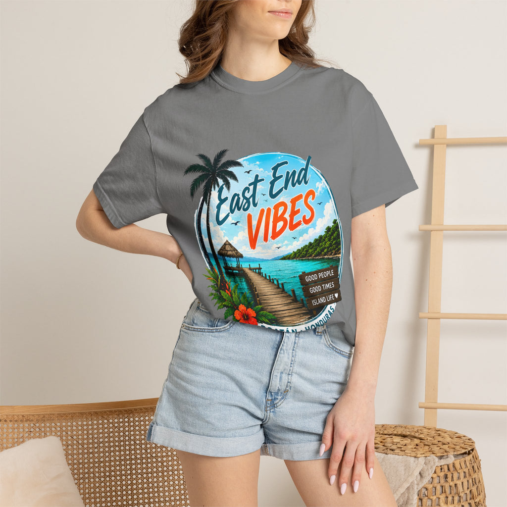 East End Vibes T-Shirt — Roatán Honduras Beach Graphic Tee