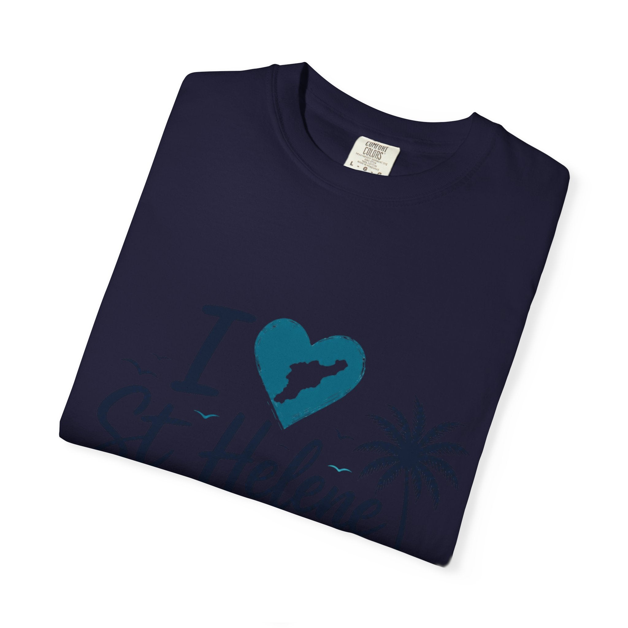 I  St Helene Island T-Shirt — Tropical Palm Beach Vacation Tee