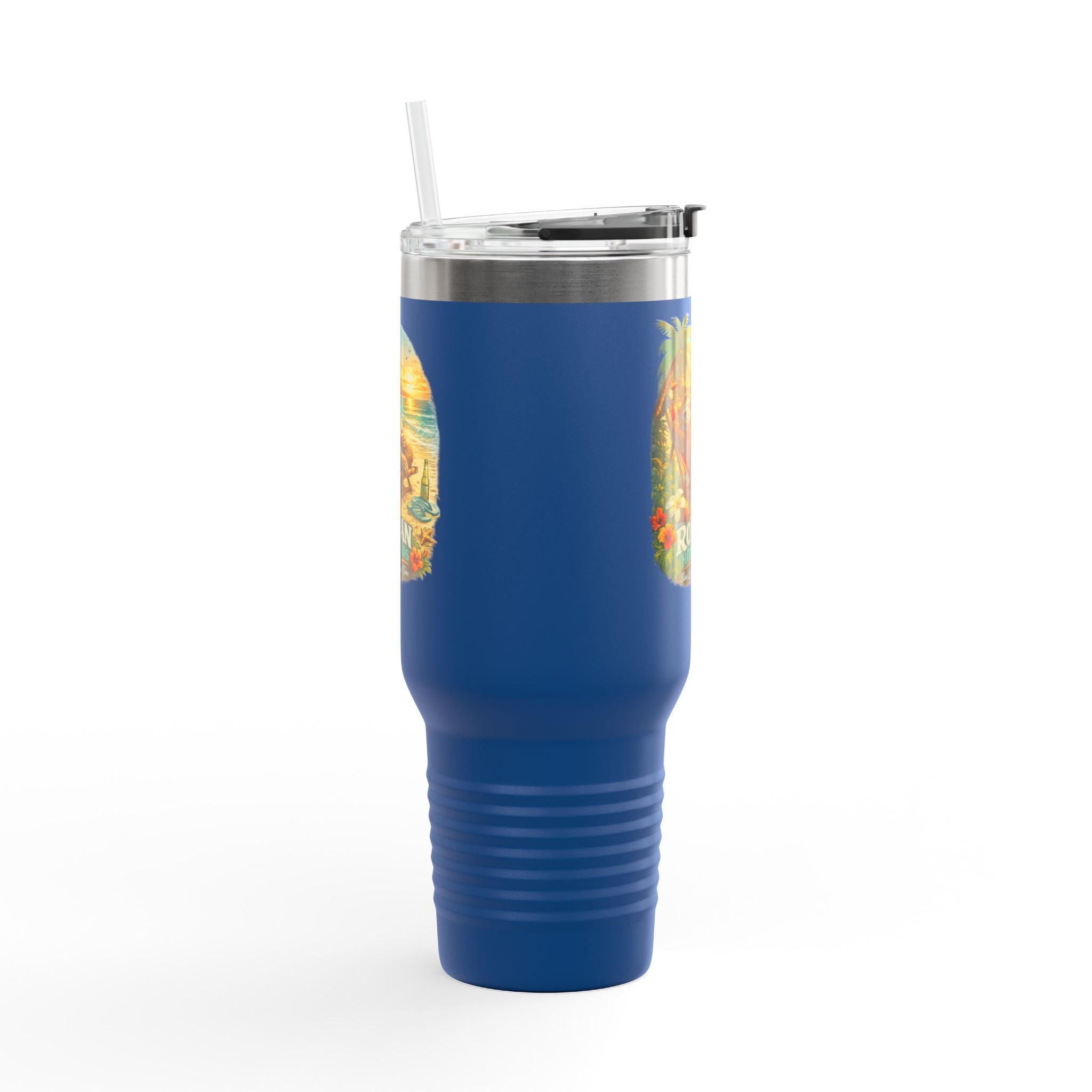 Roatan Honduras Tropical Sloth 40oz Insulated Travel Mug