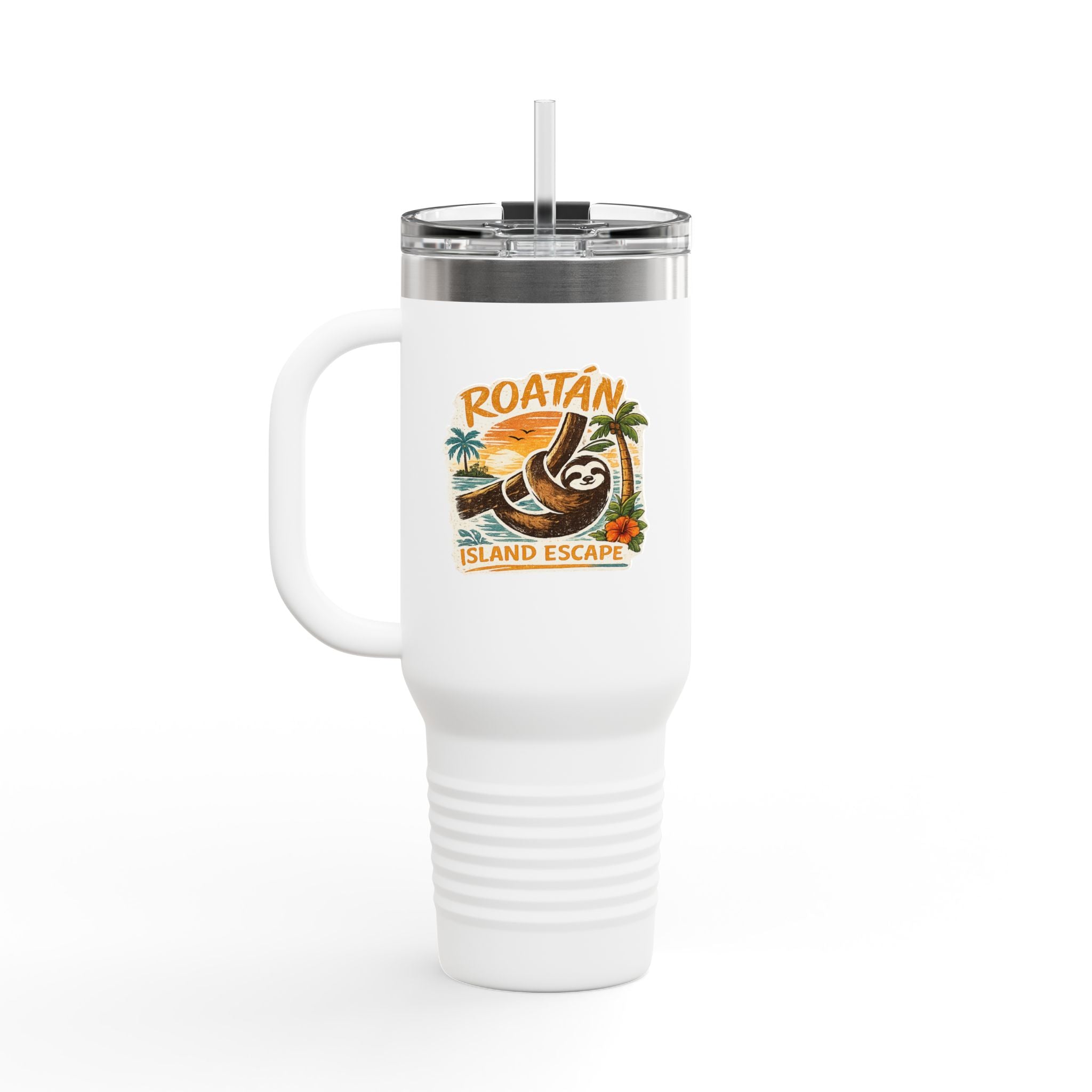 Roatán Island Escape 40oz Insulated Travel Mug