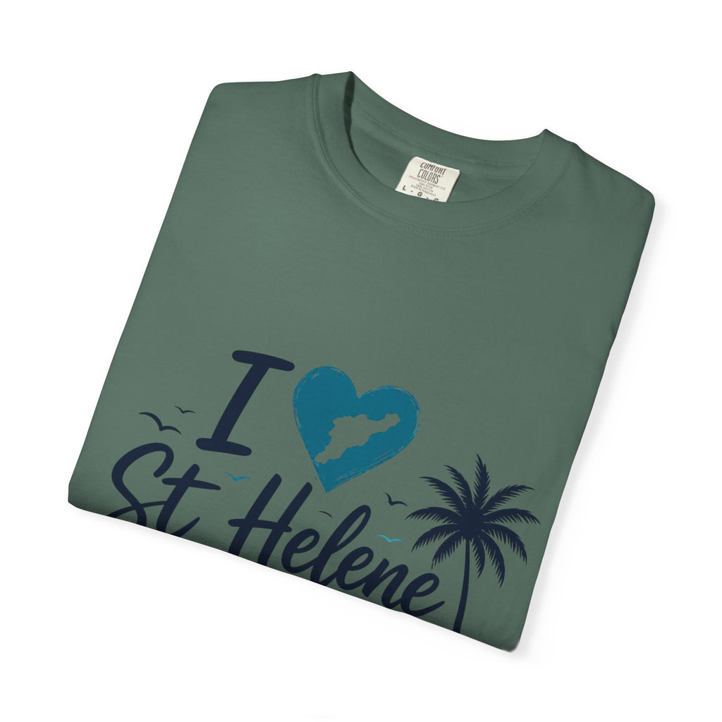 I  St Helene Island T-Shirt — Tropical Palm Beach Vacation Tee