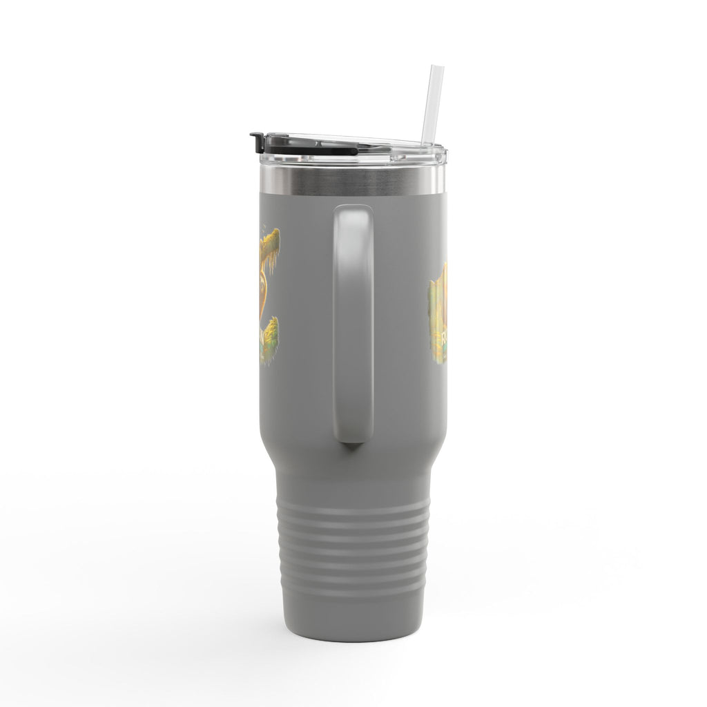 Roatán Sloth 40oz Insulated Travel Mug — Tropical Wildlife Coffee Tumbler