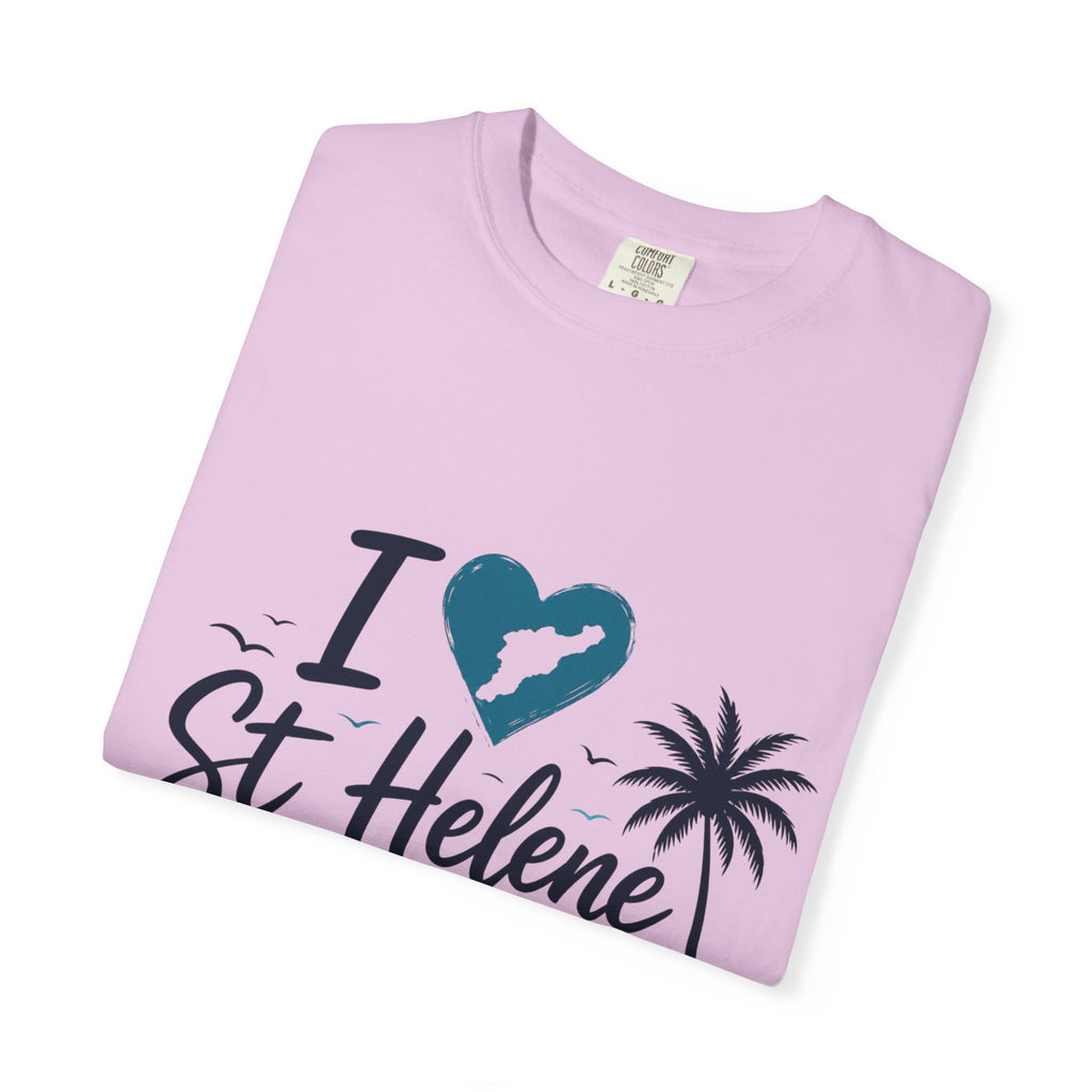 I  St Helene Island T-Shirt — Tropical Palm Beach Vacation Tee