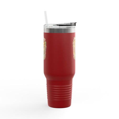 40oz Insulated Travel Mug — 'Just a Sloth Living Life' Cute Sloth Coffee Tumbler