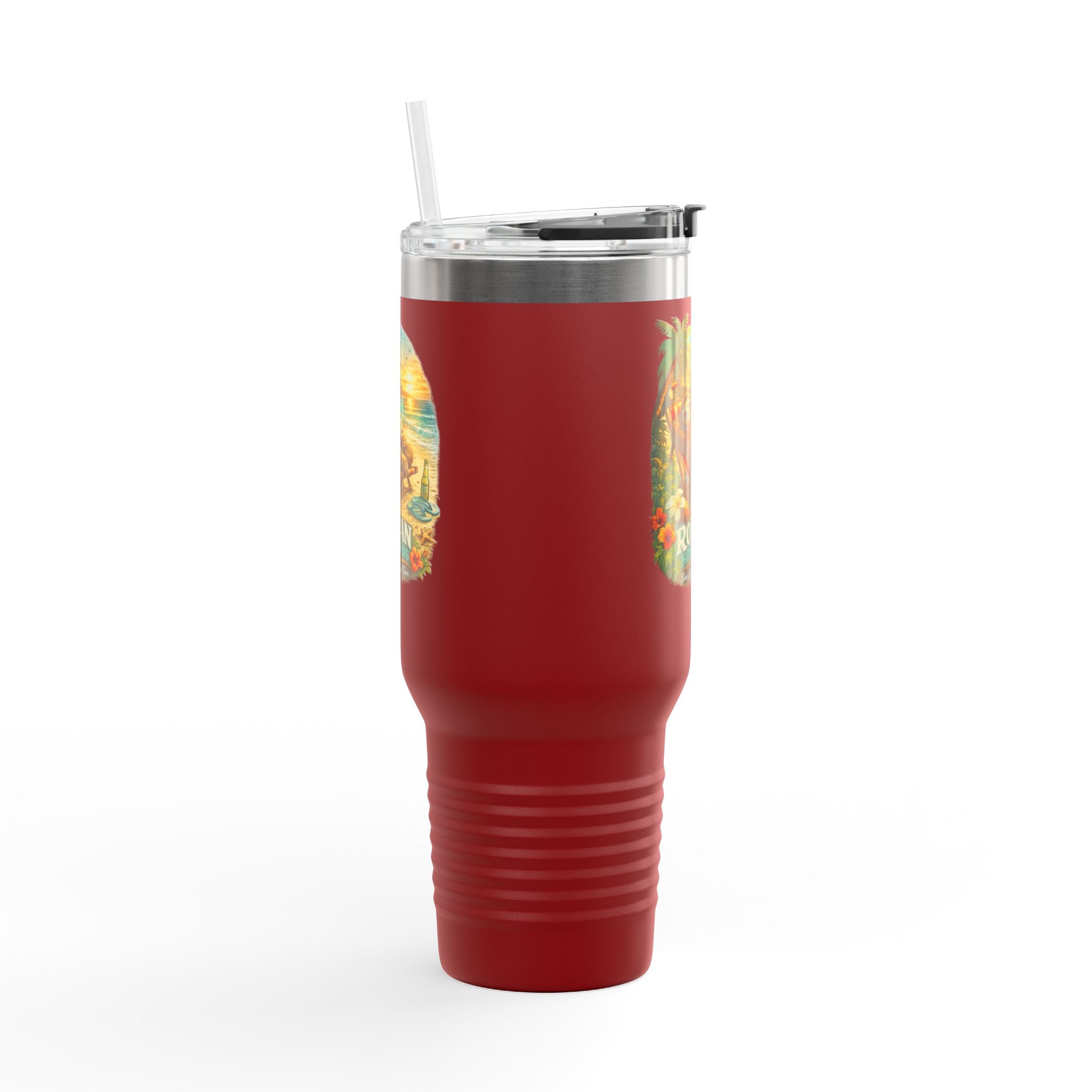 Roatan Honduras Tropical Sloth 40oz Insulated Travel Mug