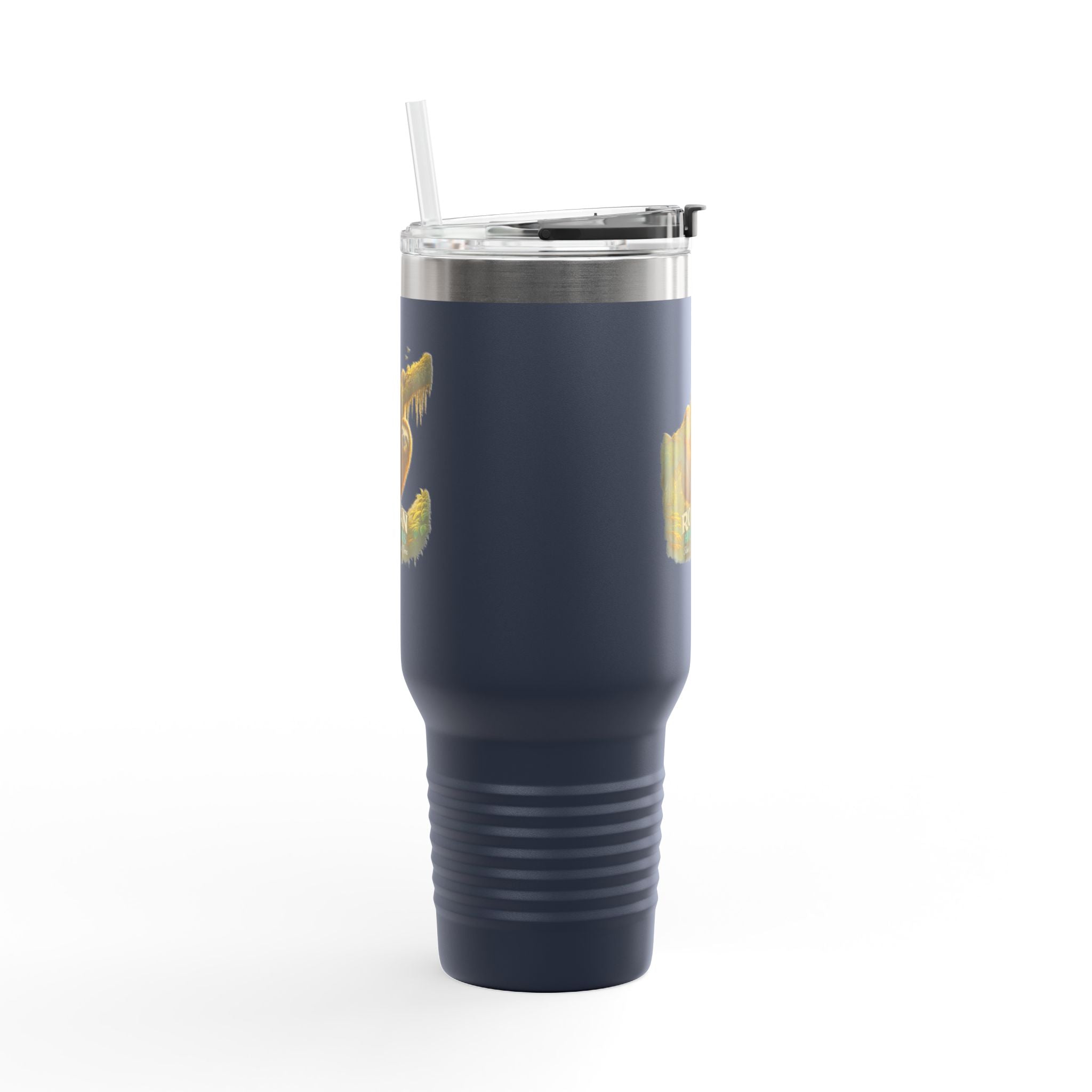 Roatán Sloth 40oz Insulated Travel Mug — Tropical Wildlife Coffee Tumbler