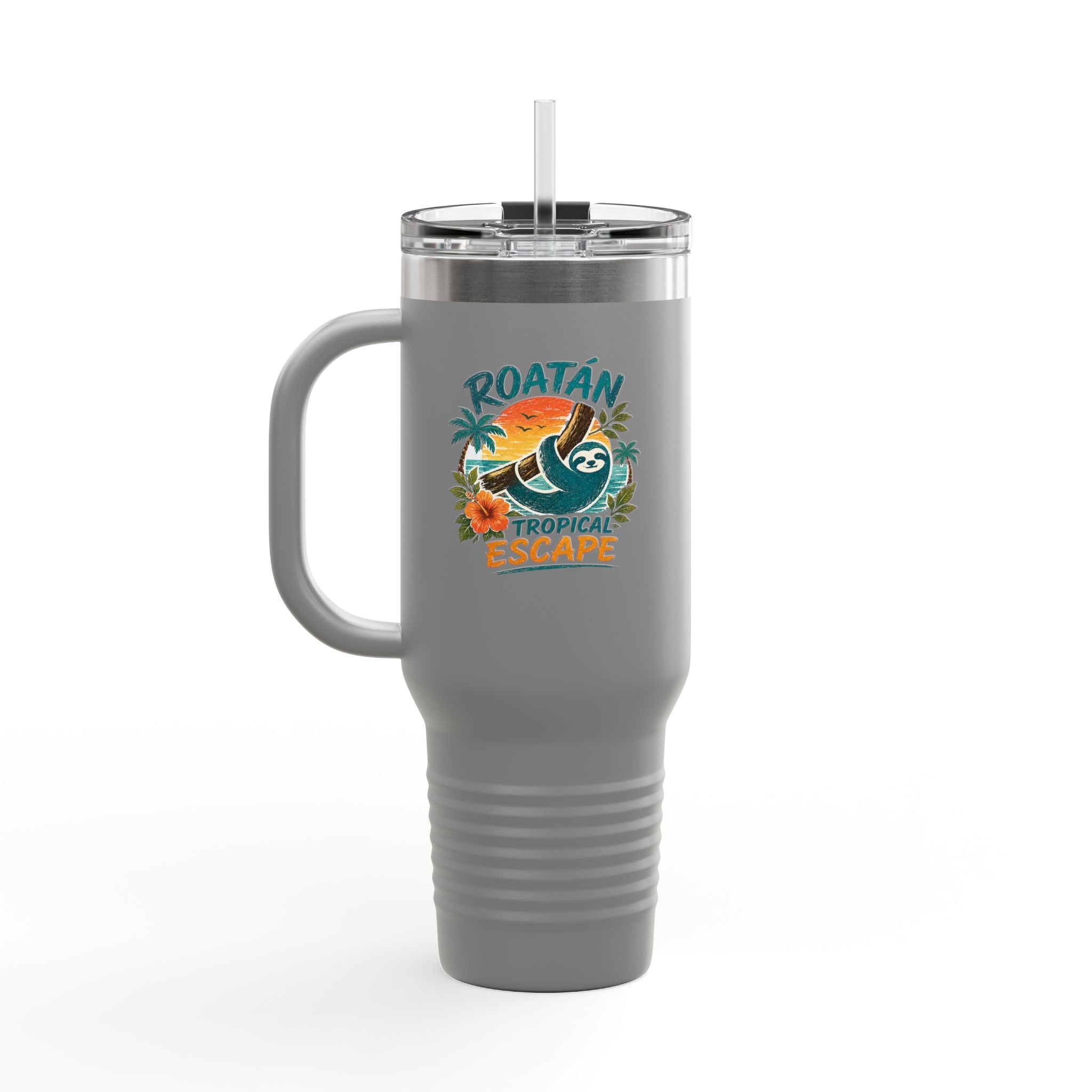 Roatán Tropical Escape 40oz Insulated Travel Mug
