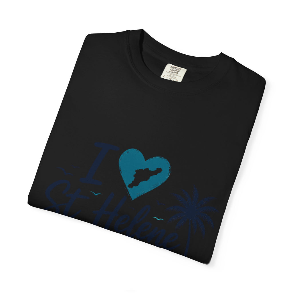 I  St Helene Island T-Shirt — Tropical Palm Beach Vacation Tee