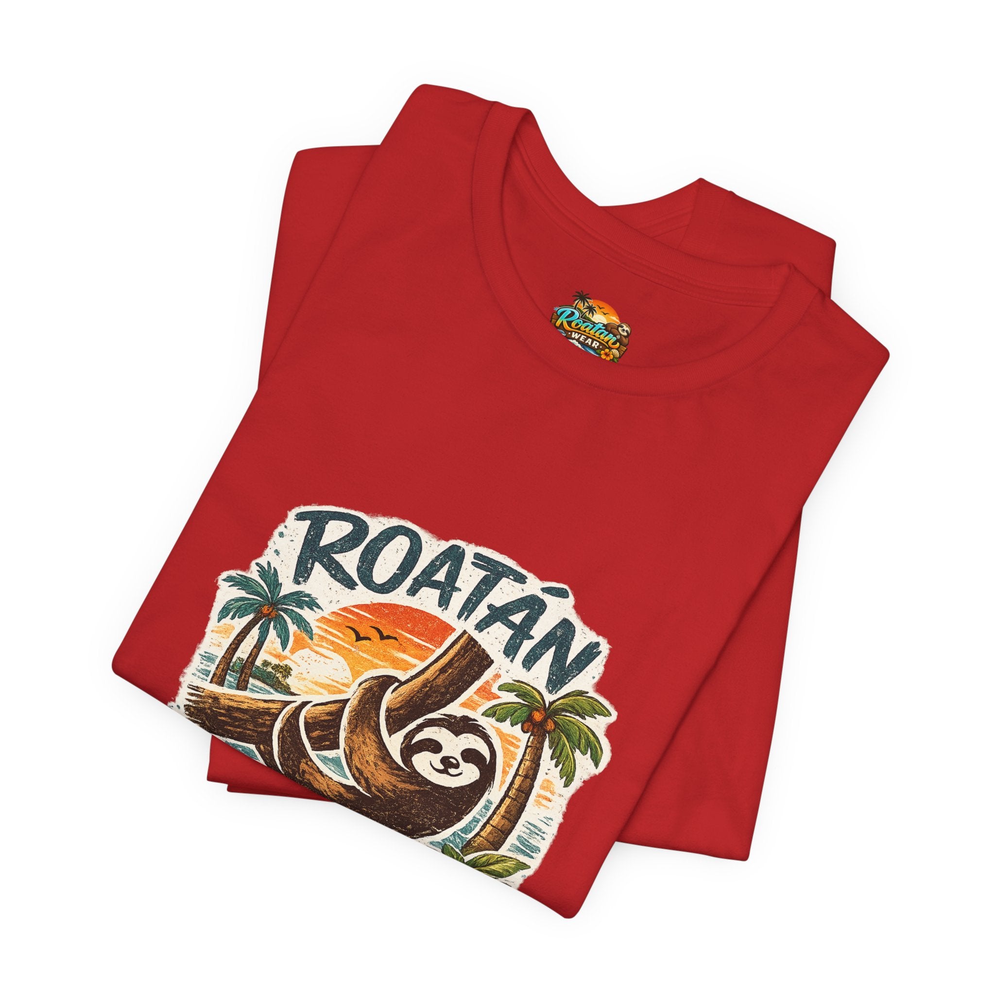 Roatán Honduras Sloth Tropical Tee