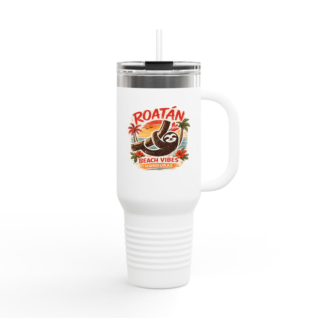Roatán Beach Vibes 40oz Insulated Travel Mug