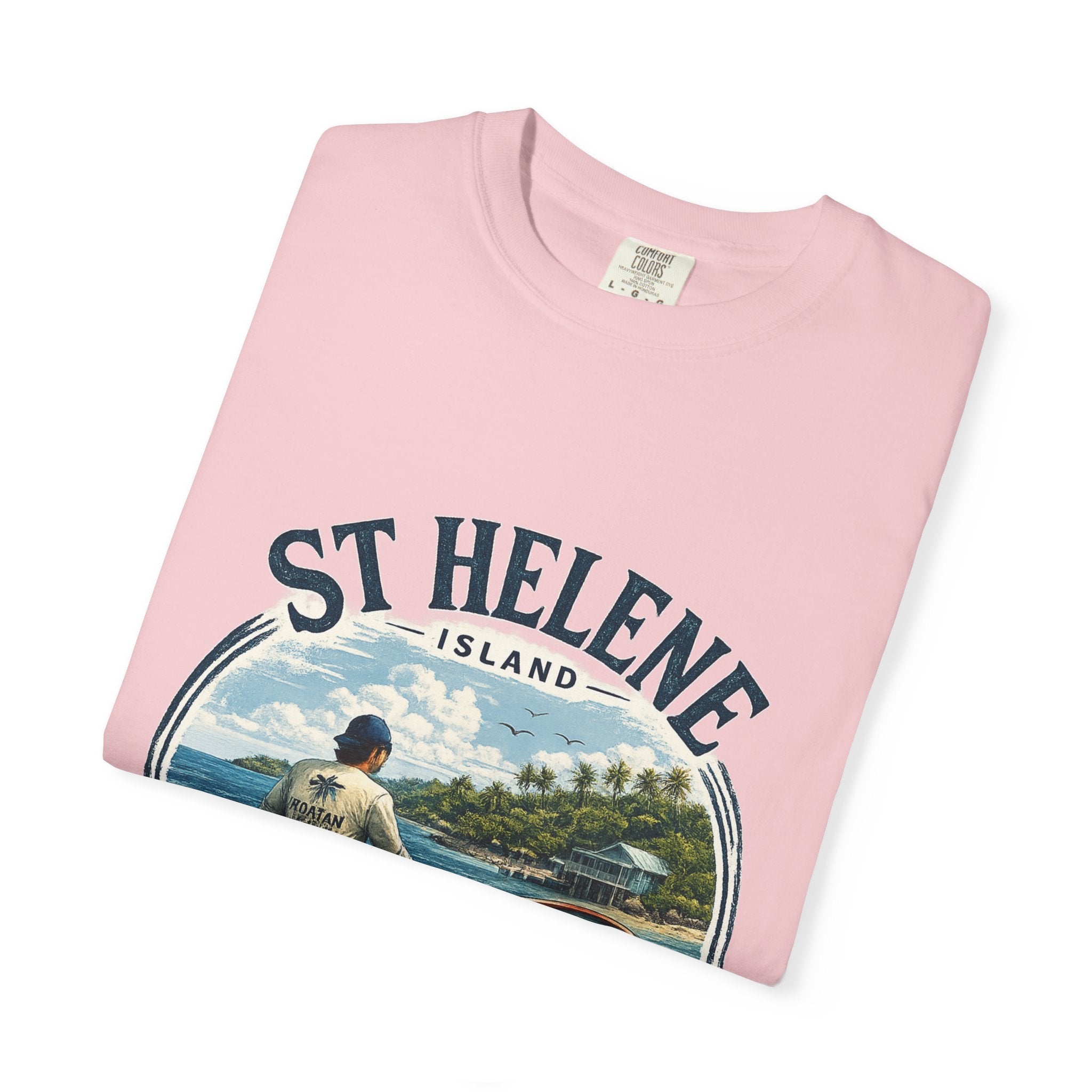 St. Helene Island Roatán Vintage Fishing T-Shirt