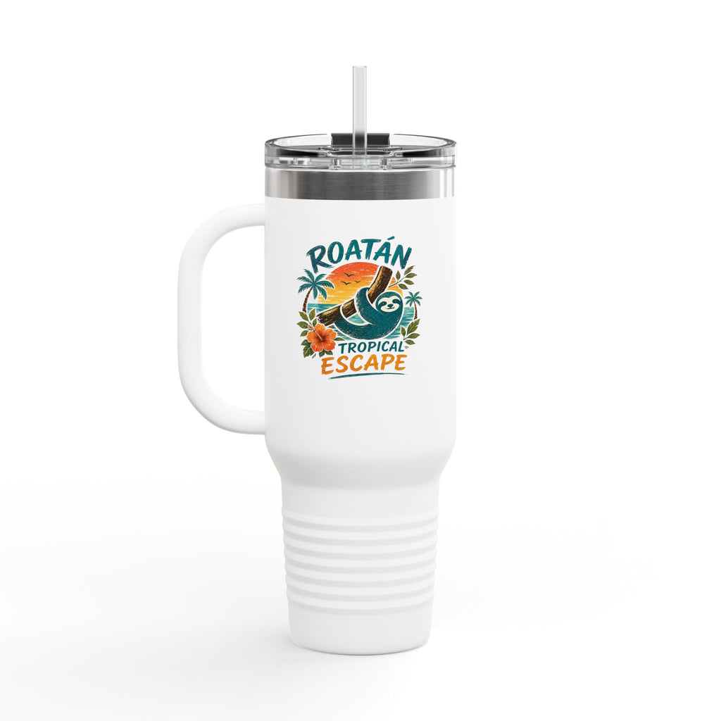 Roatán Tropical Escape 40oz Insulated Travel Mug